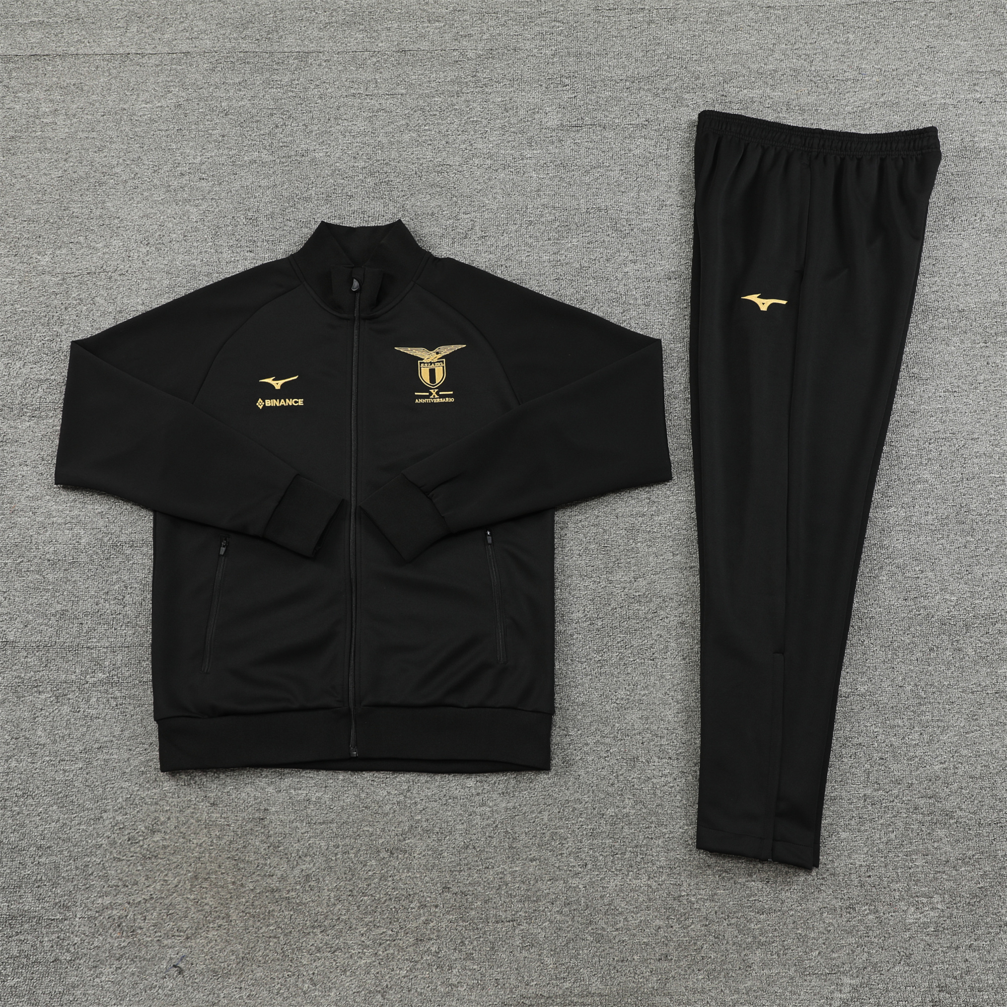 Lazio 23-24 Jacket Training Tracksuit - Black - ManixJersey