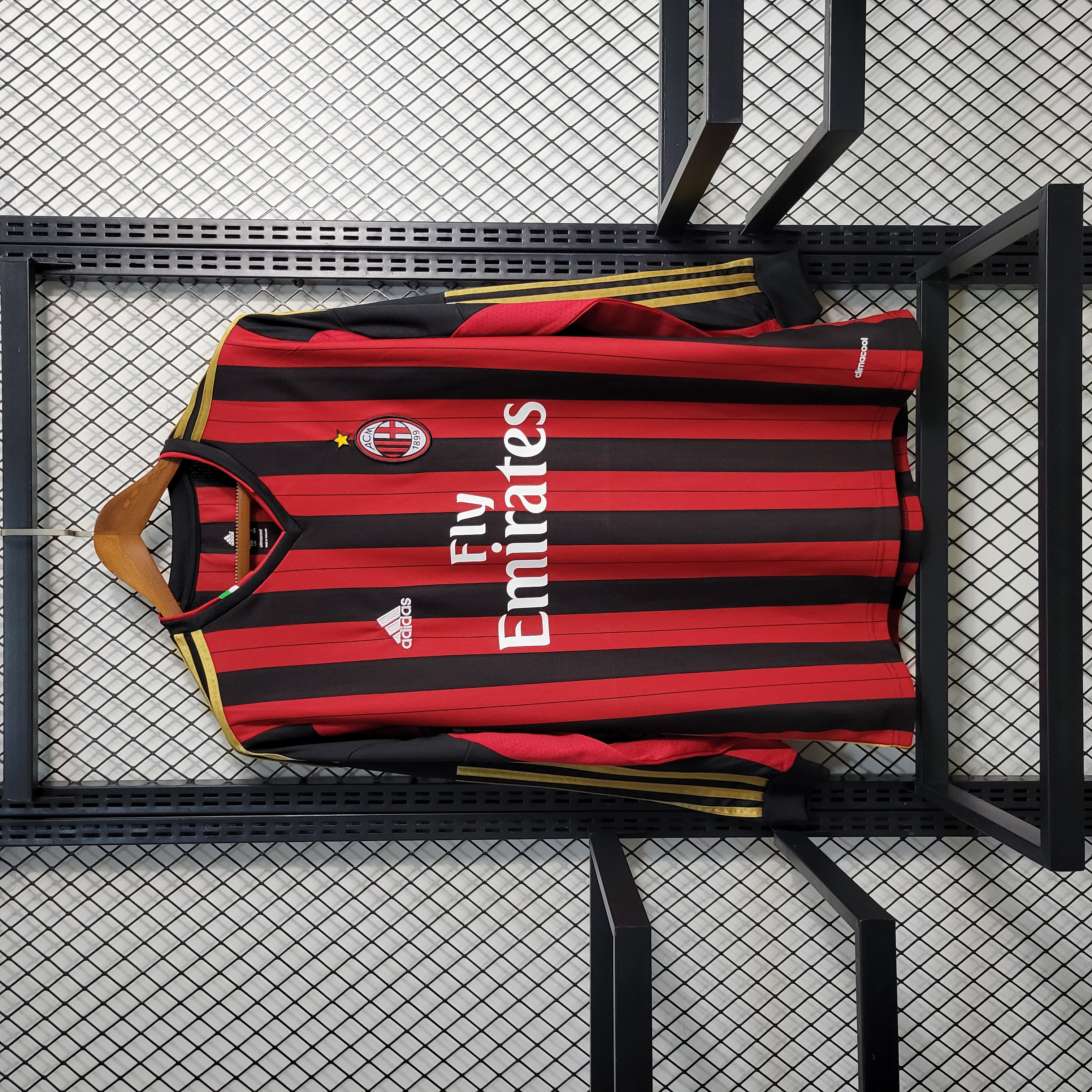 Retro AC Milan 13-14 Home Stadium Long Sleeve Jersey - ManixJersey