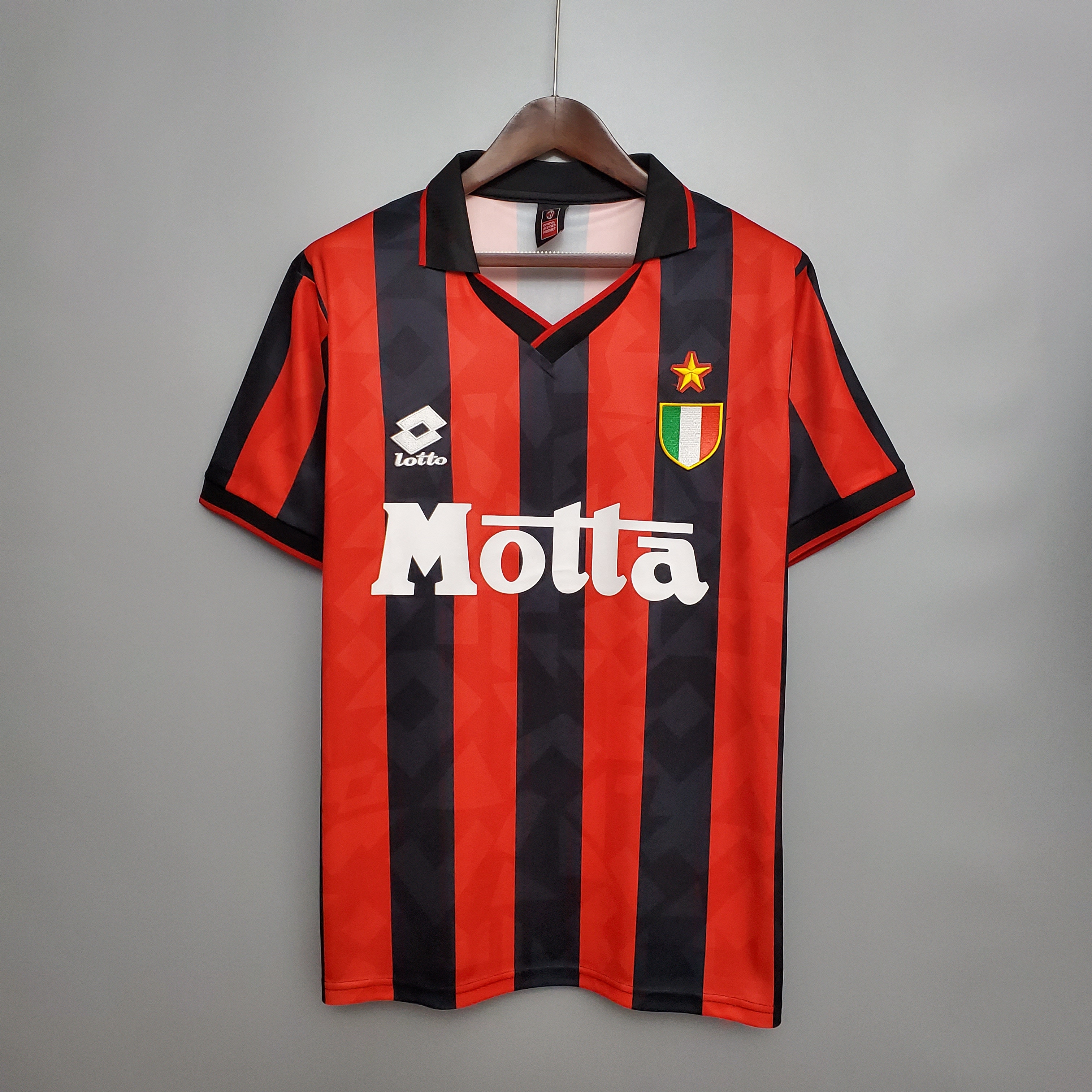 Retro AC Milan 93-94 Home Stadium Jersey - ManixJersey