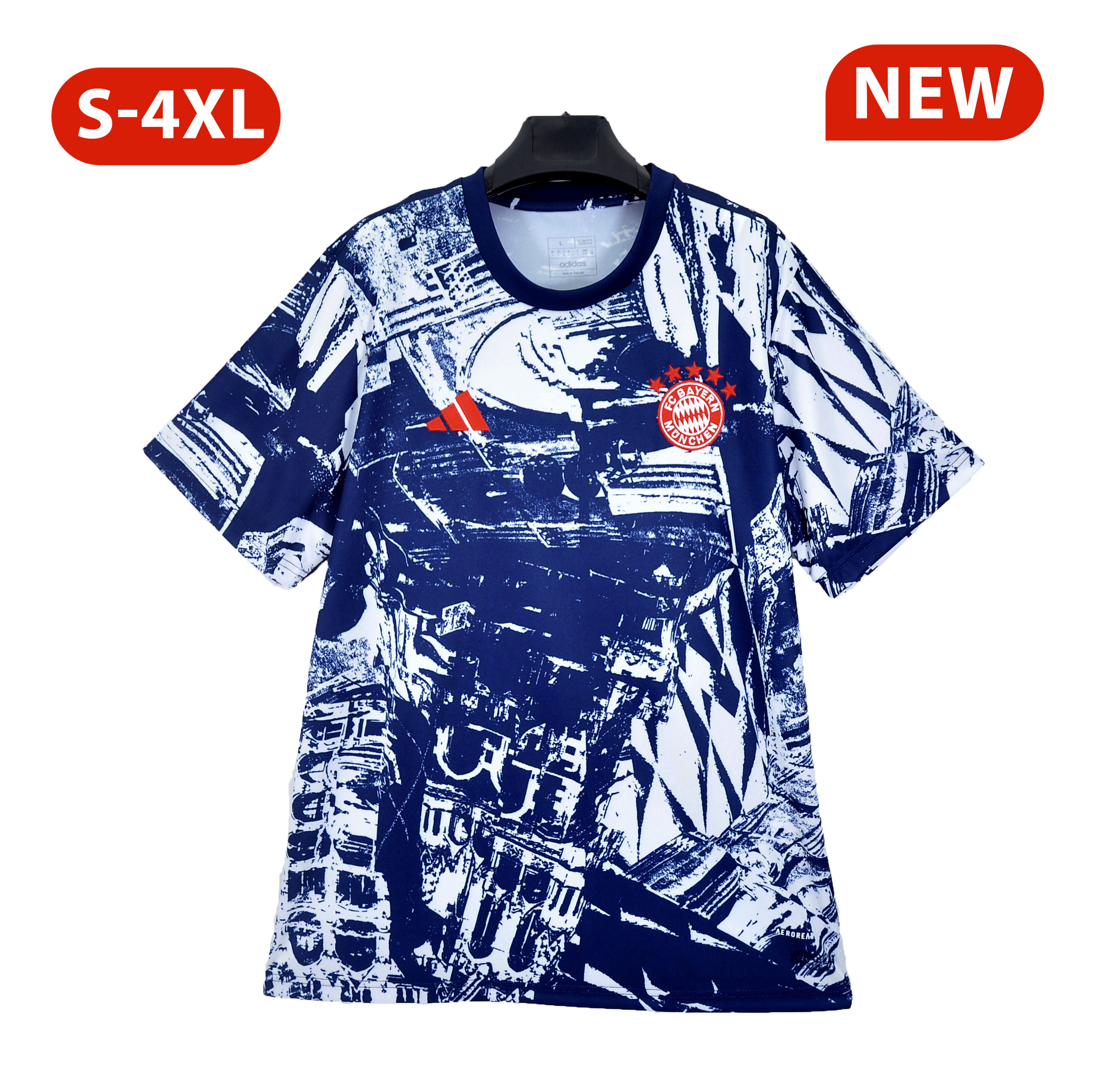 Bayern Munich 23-24 Blue Training Jersey - Fans Version - ManixJersey