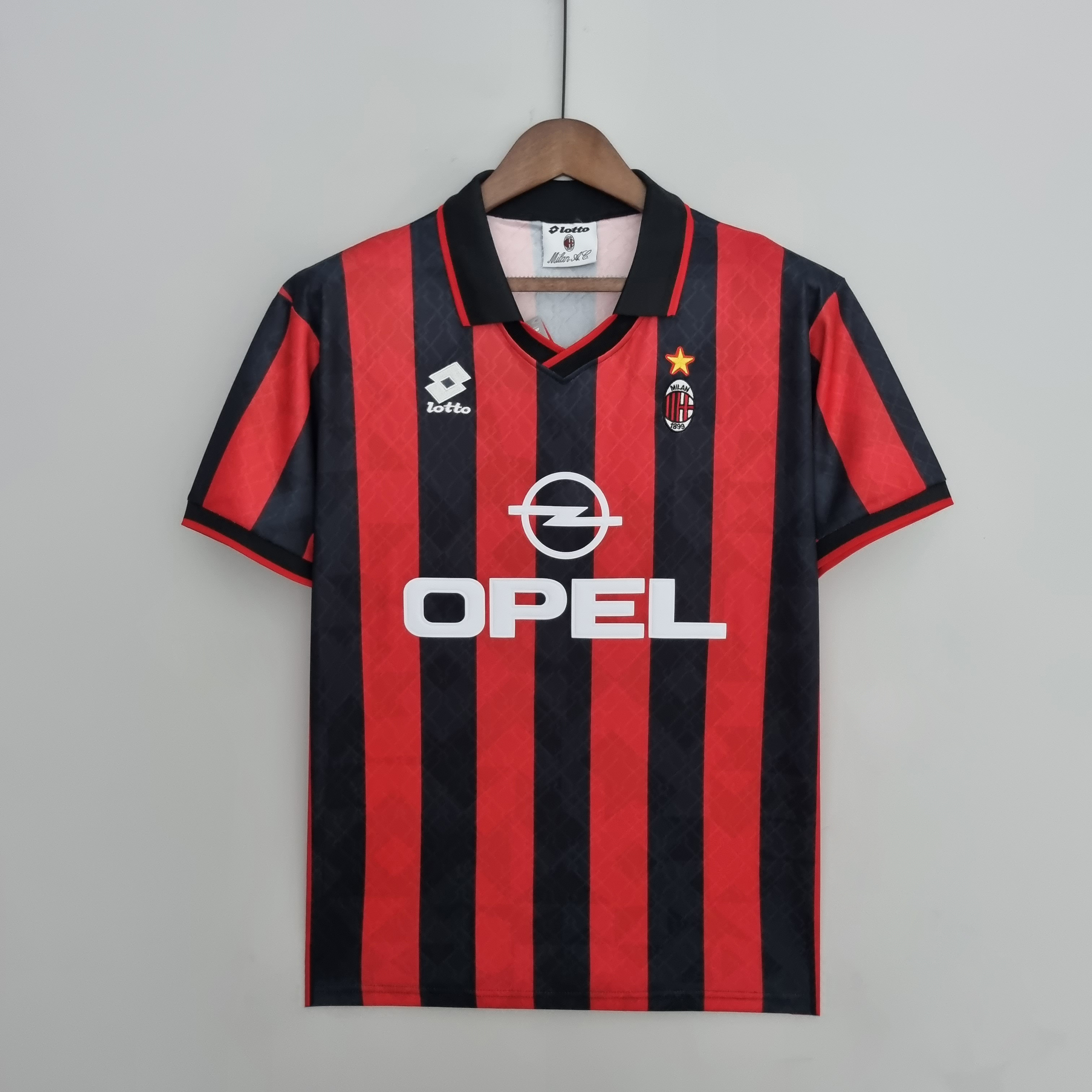 Retro AC Milan 95-96 Home Stadium Jersey - ManixJersey