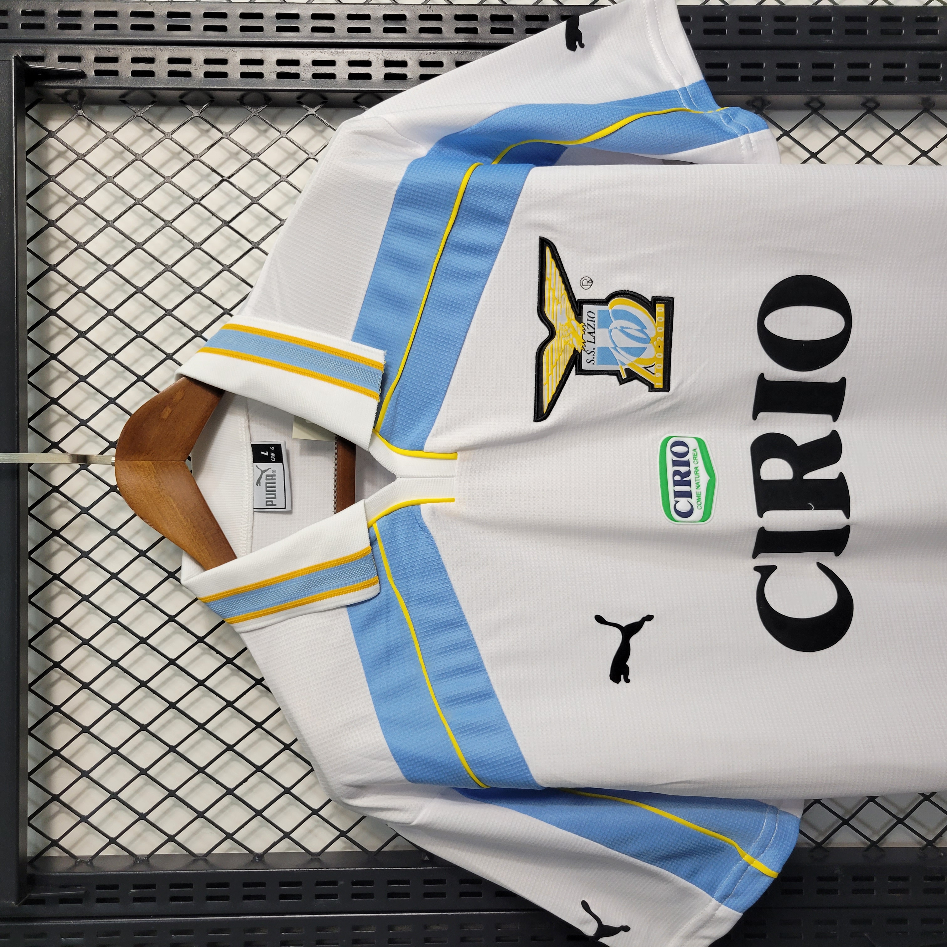 Retro Lazio 1999-00 Centenary Home Stadium Jersey - ManixJersey