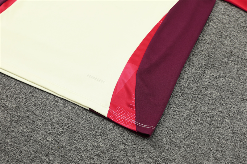 Bayern Munich 24-25 Long Sleeve Training Set - White & Red - ManixJersey