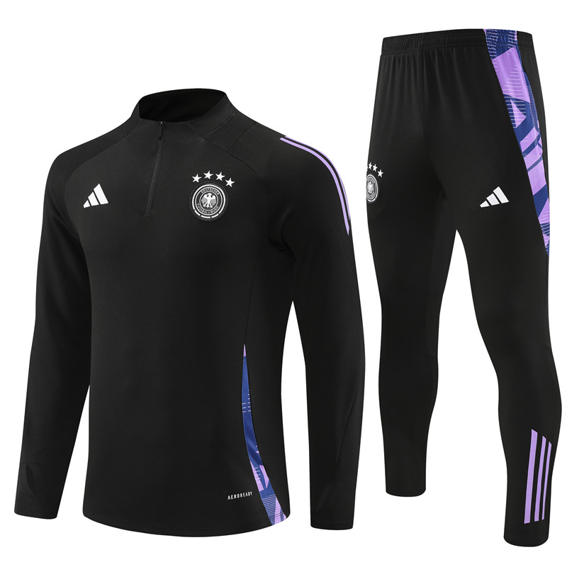 Germany 2024 Long Sleeve Training Set - Black - ManixJersey