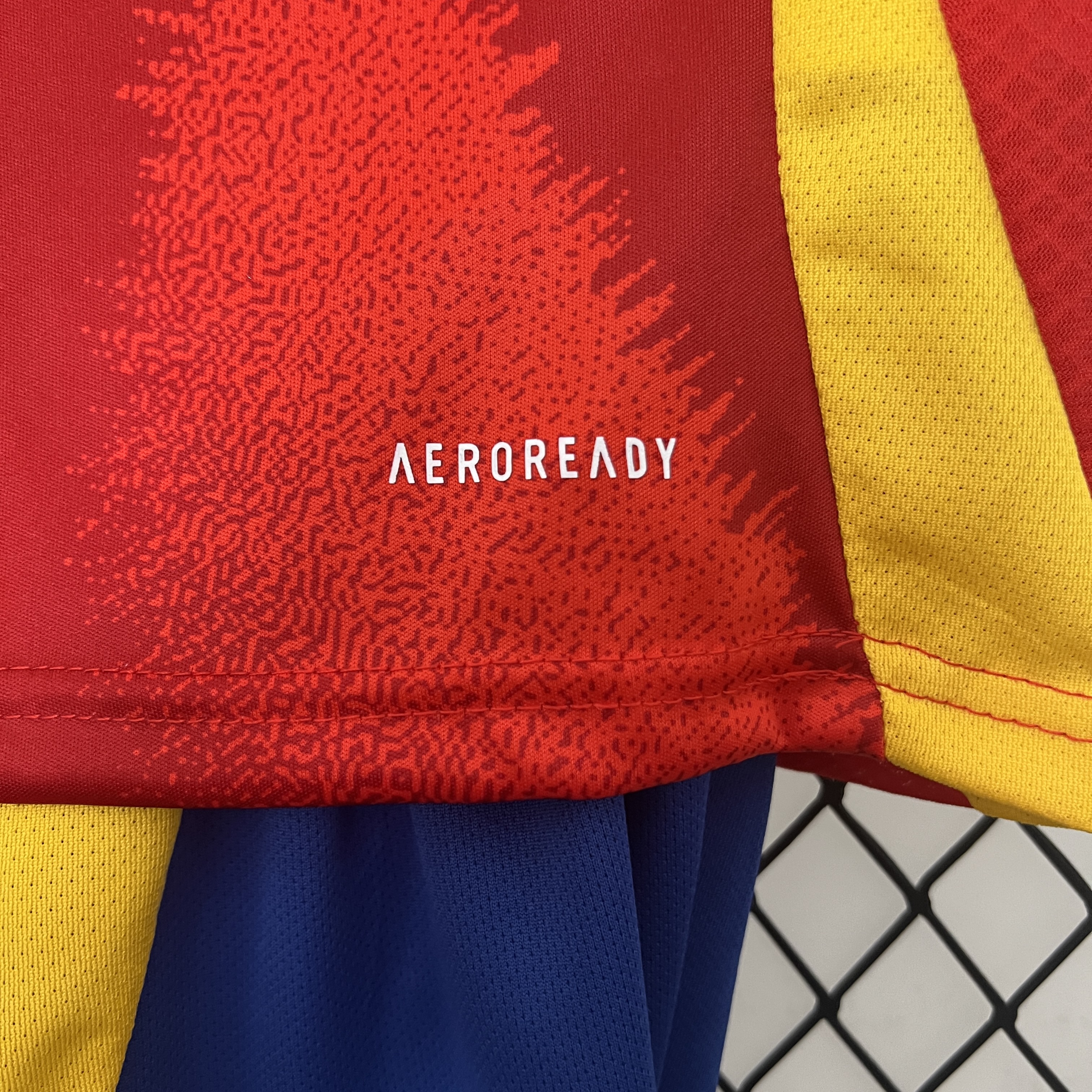 Spain 2024 Home Stadium Kids Kit - ManixJersey