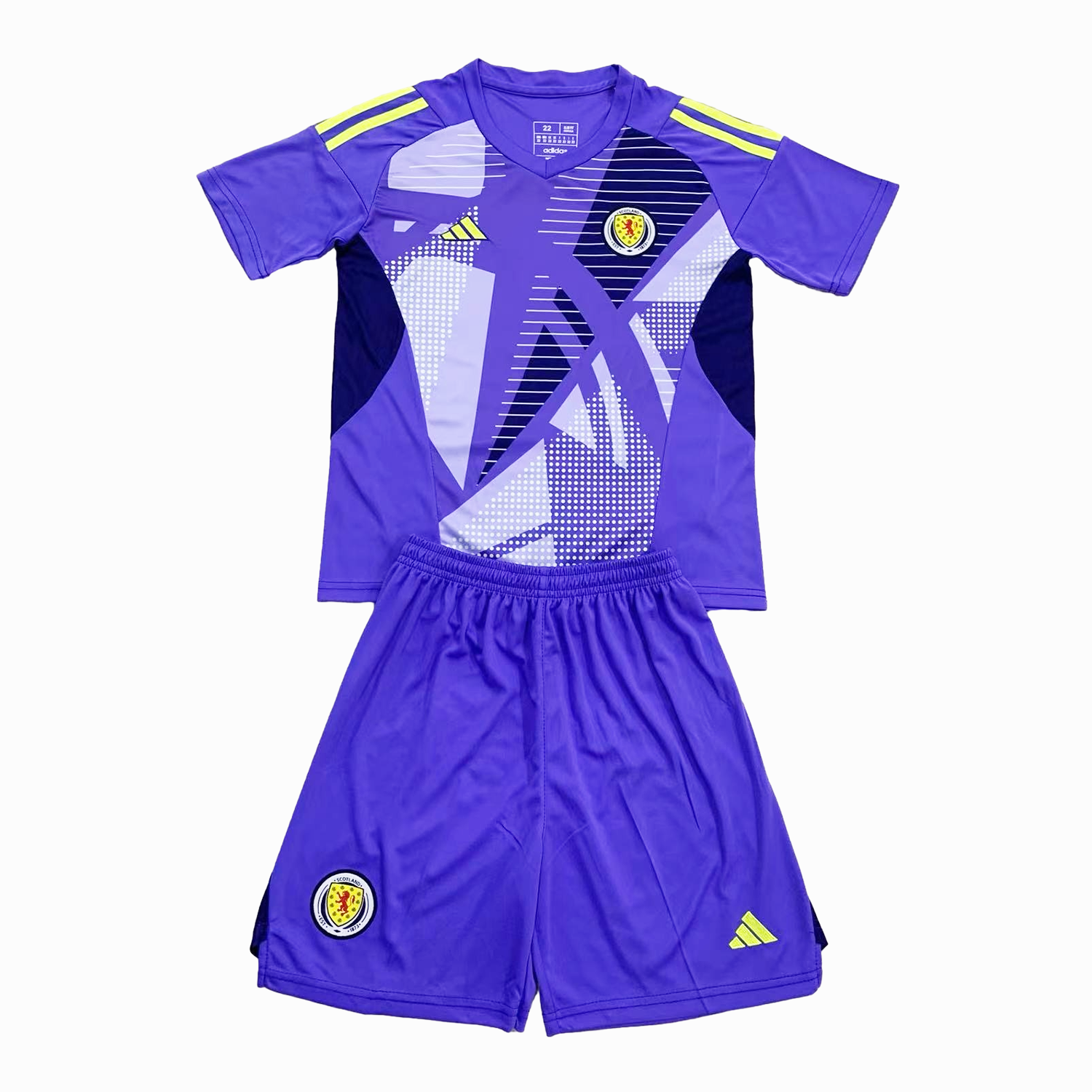 S-c-o.t l.a-n.d 2024 Goalkeeper Kids Kit - Purple - ManixJersey