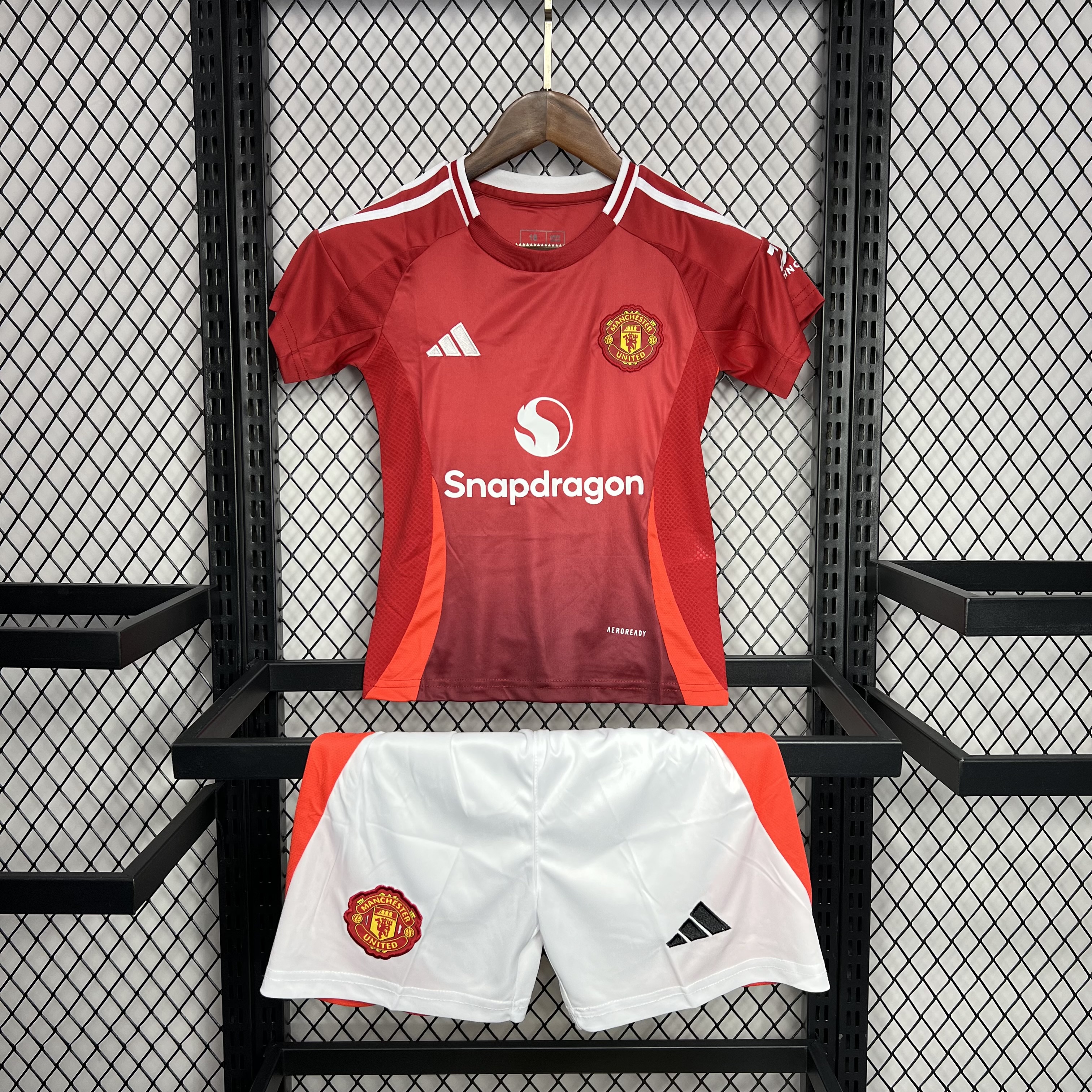 Manchester United 24-25 Home Stadium Kids Kit - ManixJersey