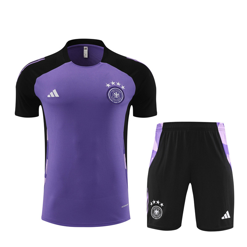 Germany 2024 Short-Sleeve Training Set - Purple - ManixJersey