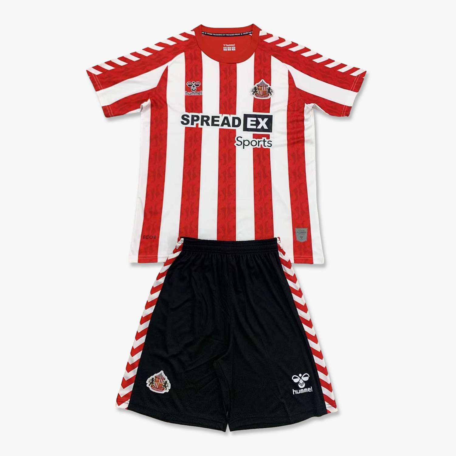 Sunderland 24-25 Home Men's Adult Jersey Set - Fans Version - ManixJersey