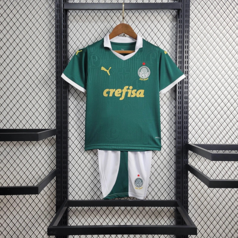 Palmeiras 2024 Home Stadium Kids Kit - ManixJersey