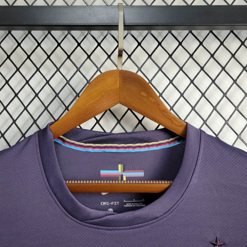 England 2024 Away Stadium Long Sleeve Jersey - Fans Version - ManixJersey