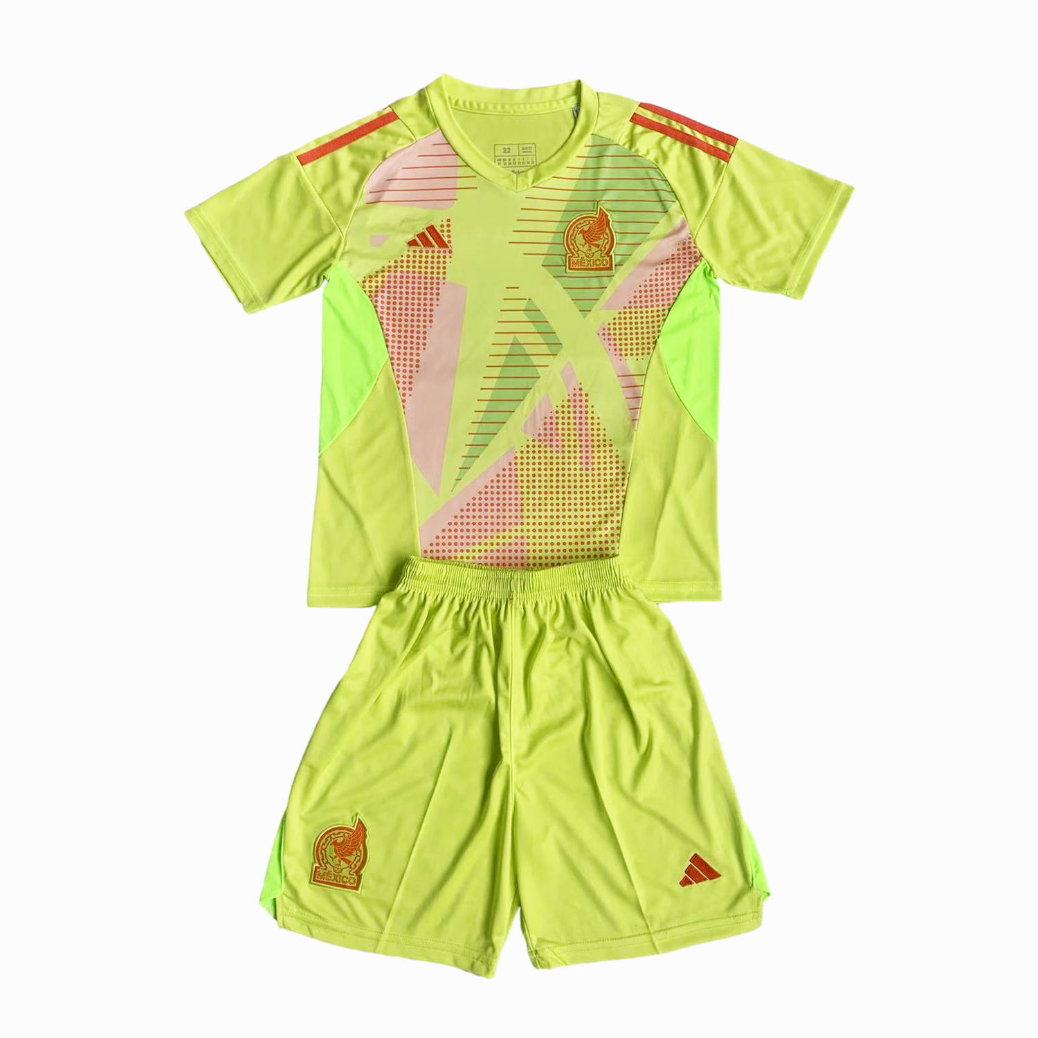 Mexico 2024 Goalkeeper Kids Kit - Green - ManixJersey