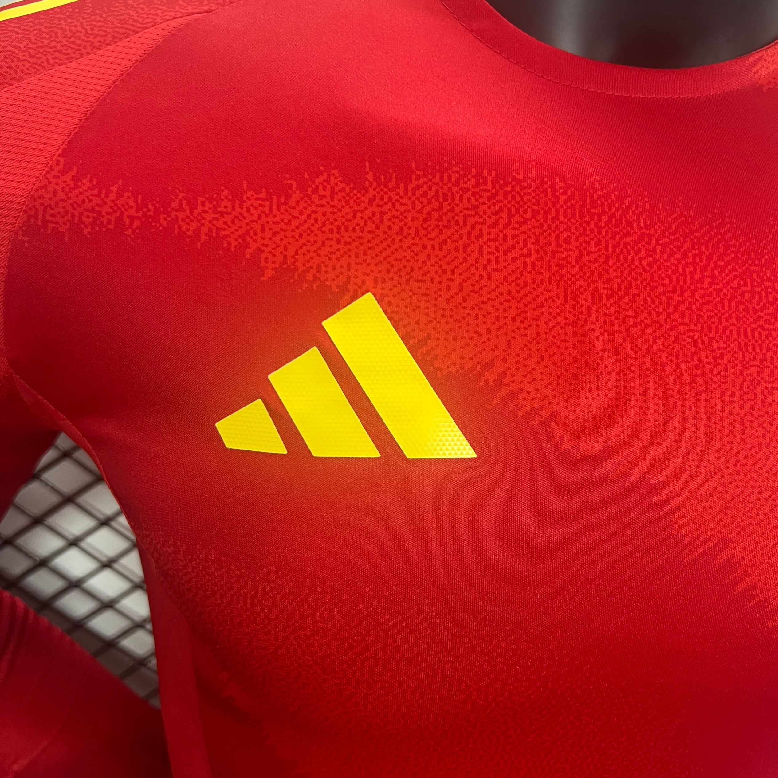 Spain 2024 Home Stadium Long Sleeve Jersey - Player Version - ManixJersey
