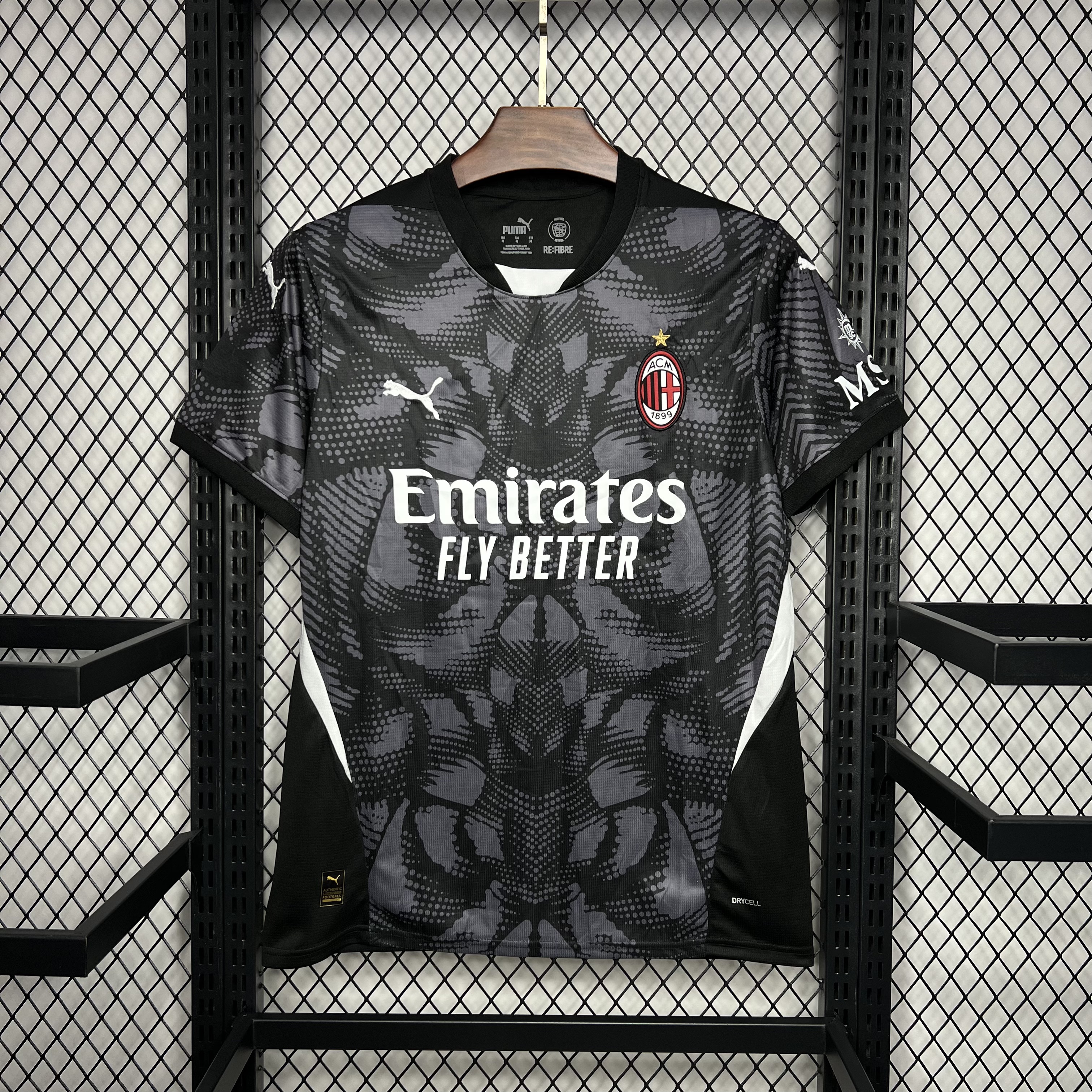 AC Milan 24-25 Black Goalkeeper Jersey - Fans Version - ManixJersey