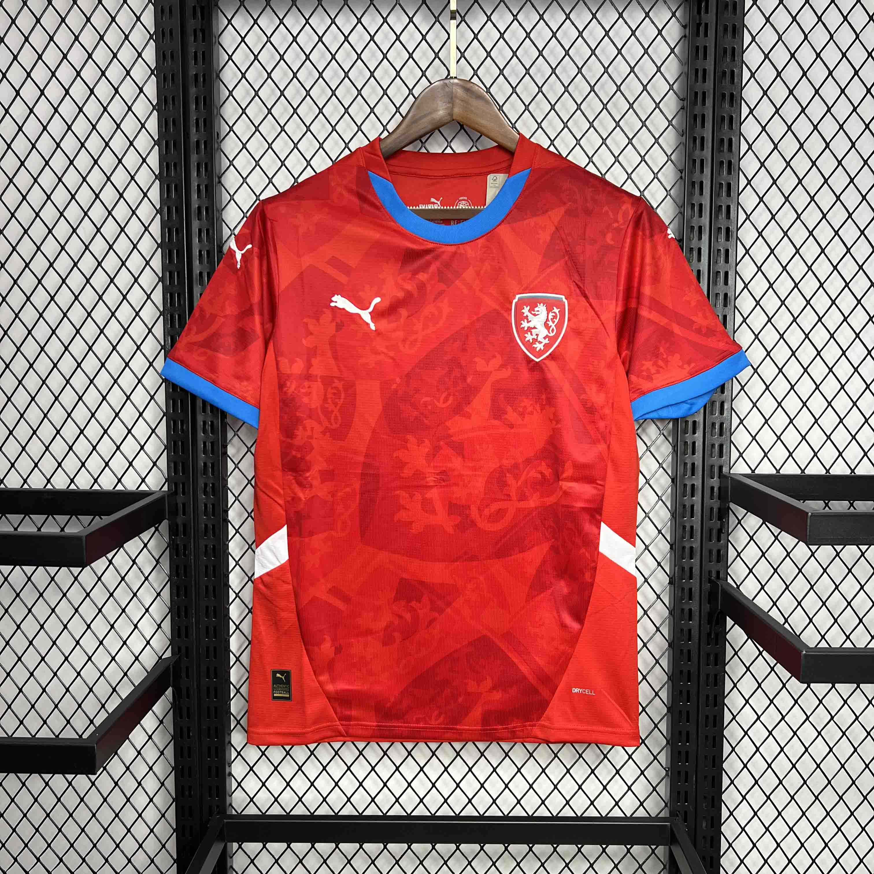 Czech Republic 2024 Home Stadium Jersey - Fans Version - ManixJersey