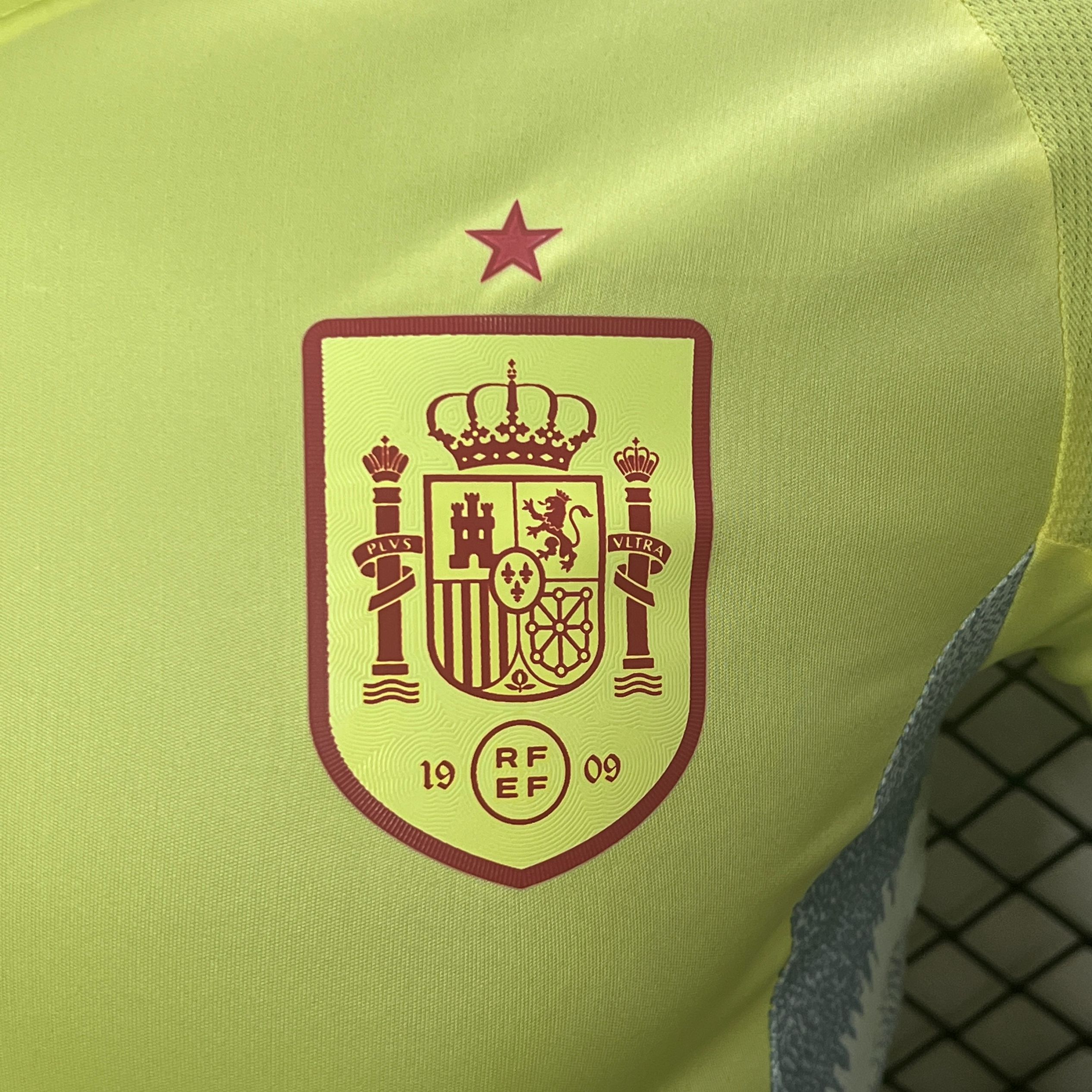 Spain 2024 Away Long Sleeve Jersey - Player Version - ManixJersey