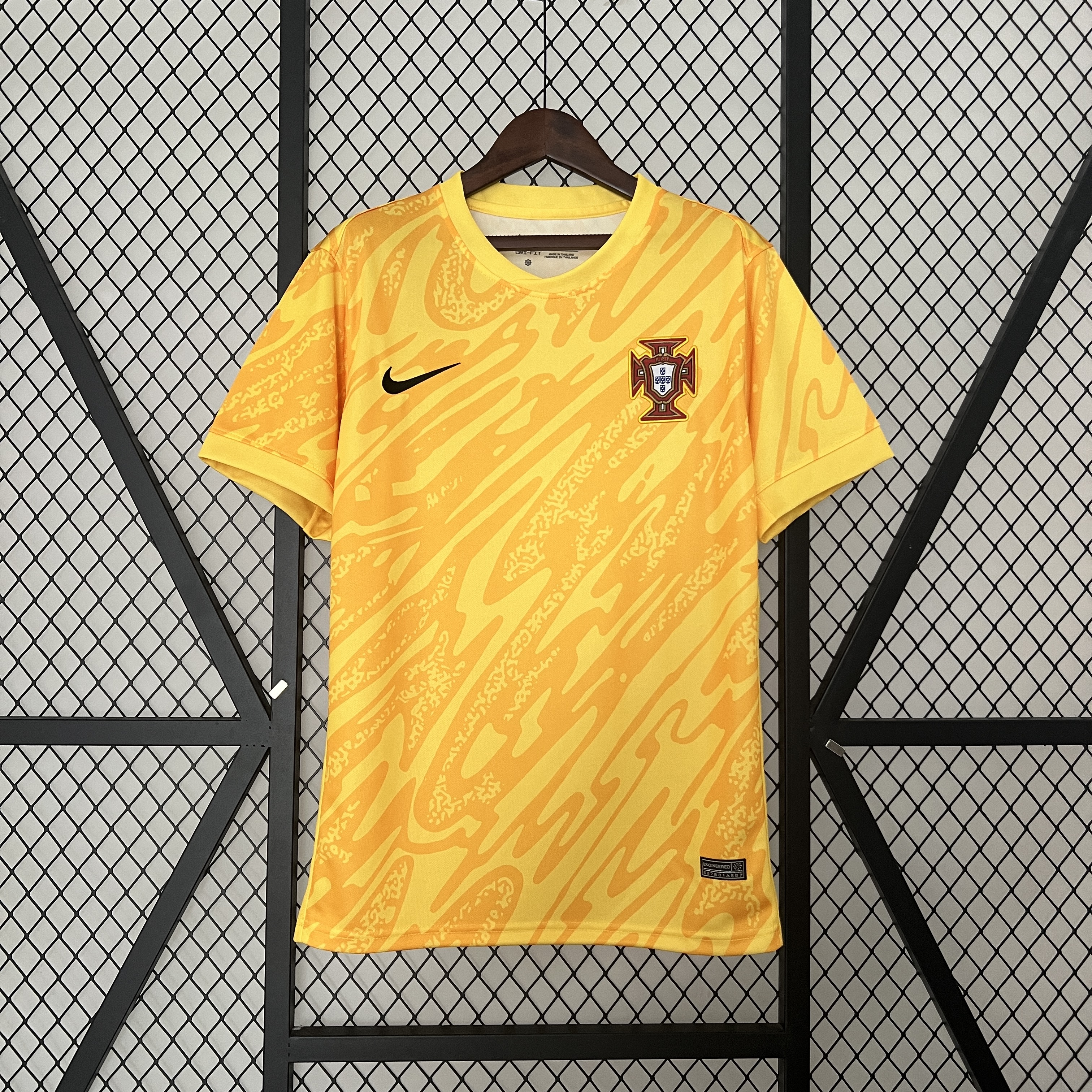 Portugal 2024 Yellow Goalkeeper Jersey - Fans Version - ManixJersey