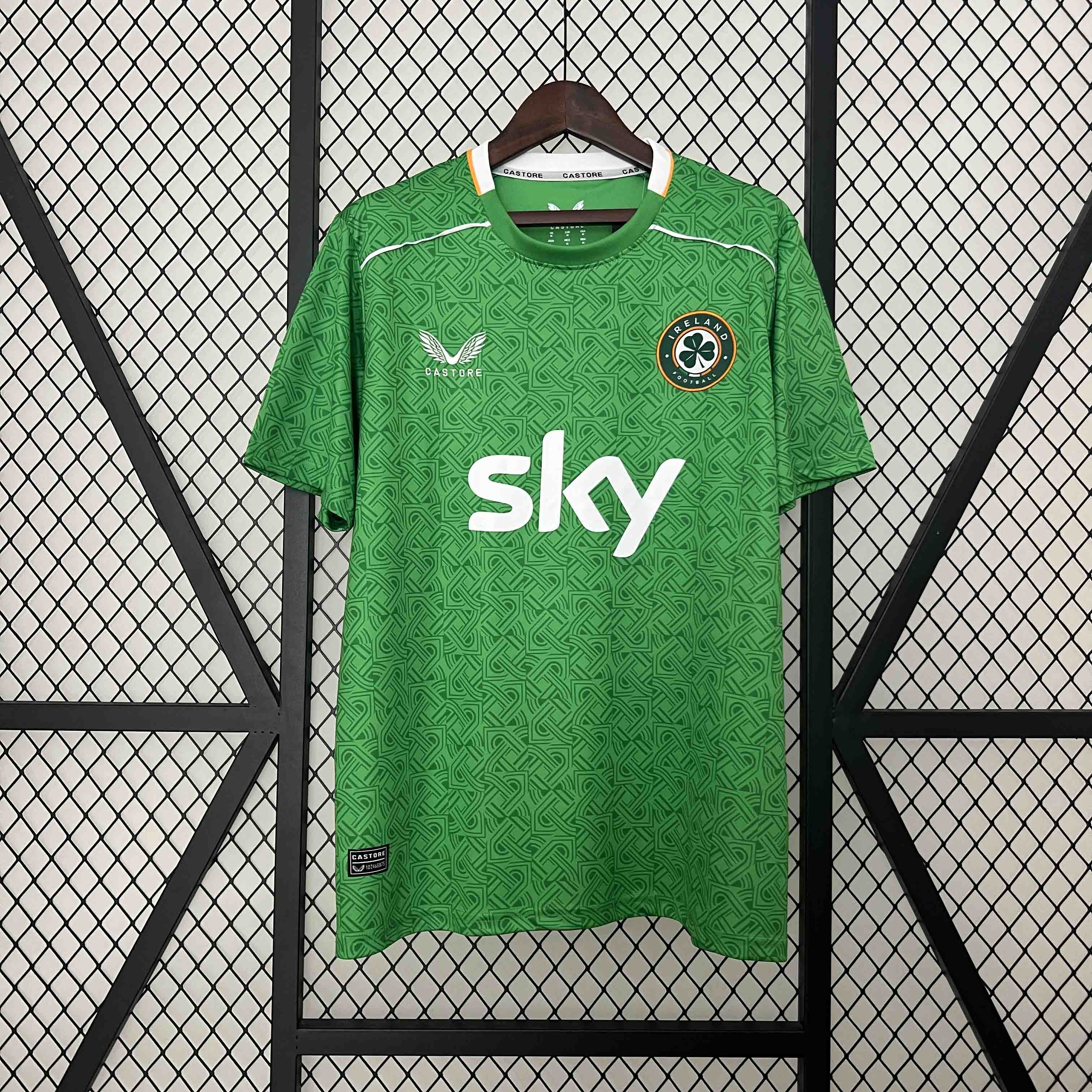 Ireland 2024 Home Stadium Jersey - Fans Version (with SKY patch) - ManixJersey