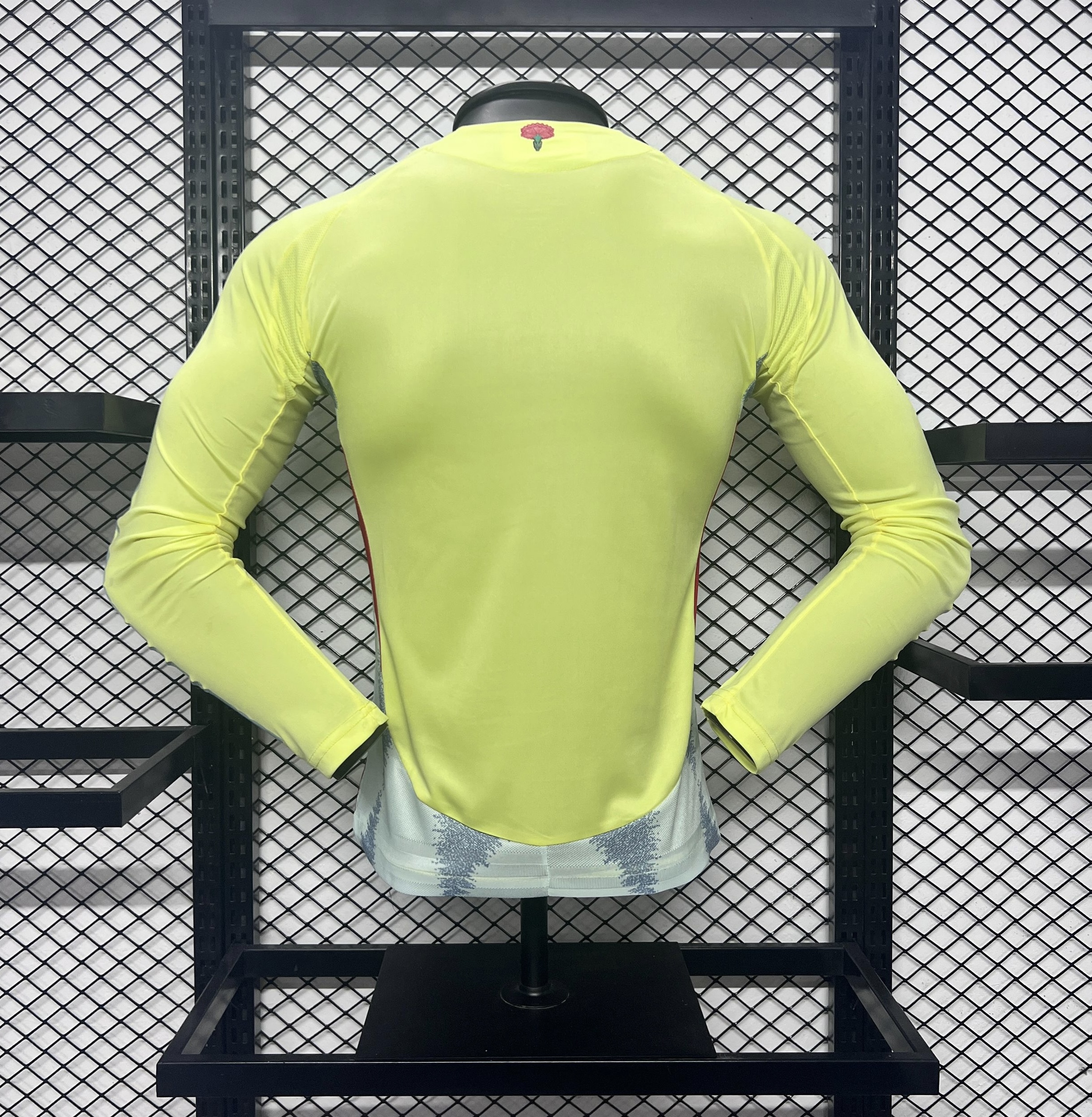 Spain 2024 Away Long Sleeve Jersey - Player Version - ManixJersey