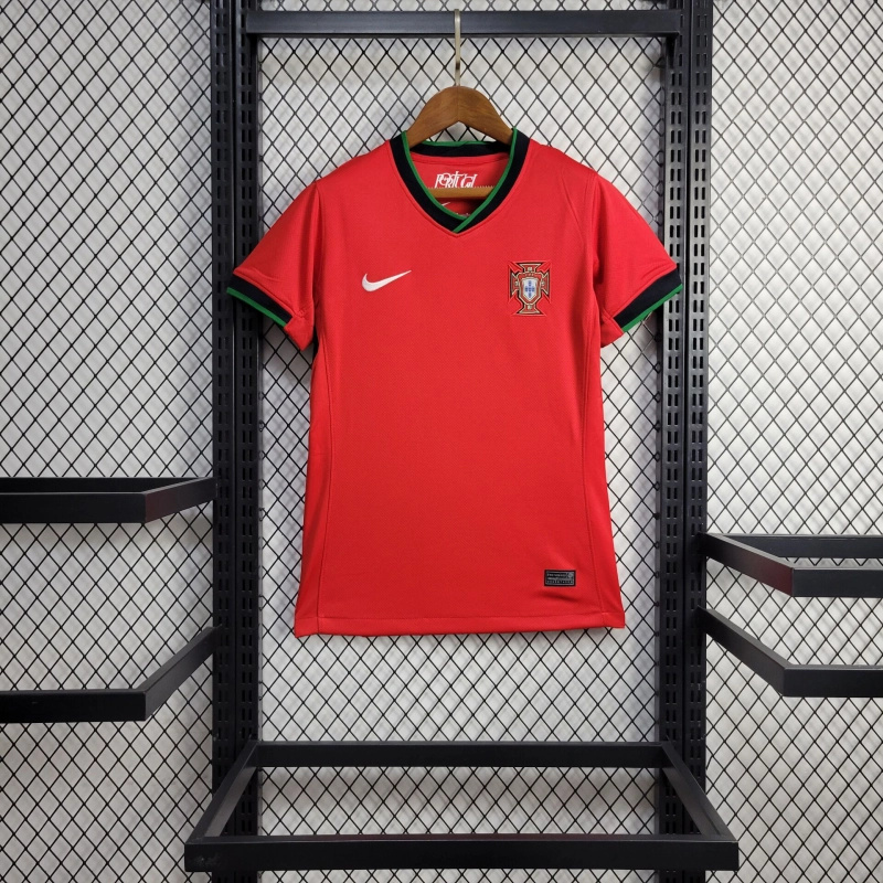 Women's Portugal 2024 Home Stadium Jersey - ManixJersey