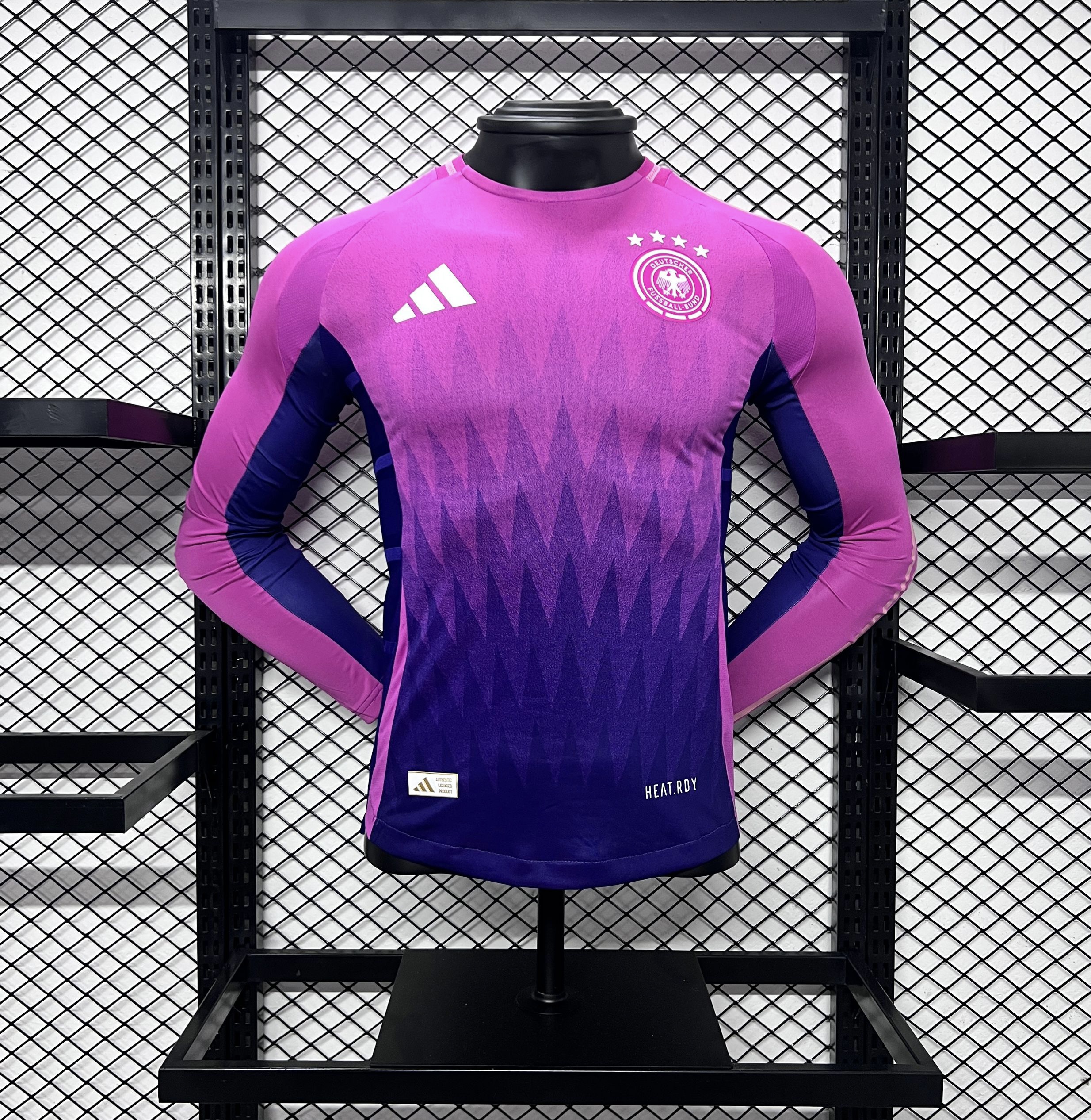 Germany 2024 Away Stadium Long Sleeve Jersey - Player Version - ManixJersey