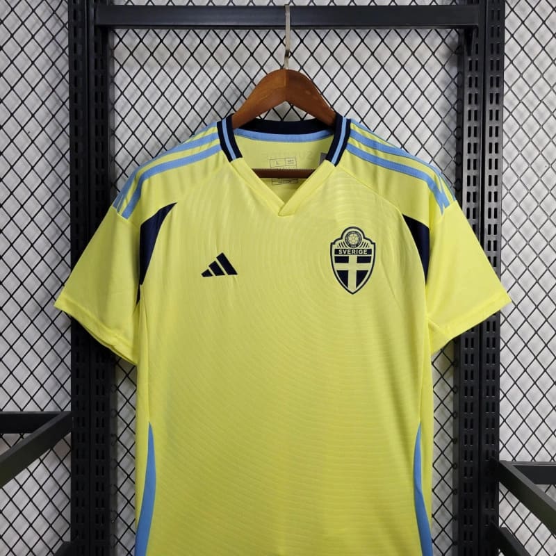 Sweden 2024 Home Stadium Jersey - Fans Version - ManixJersey