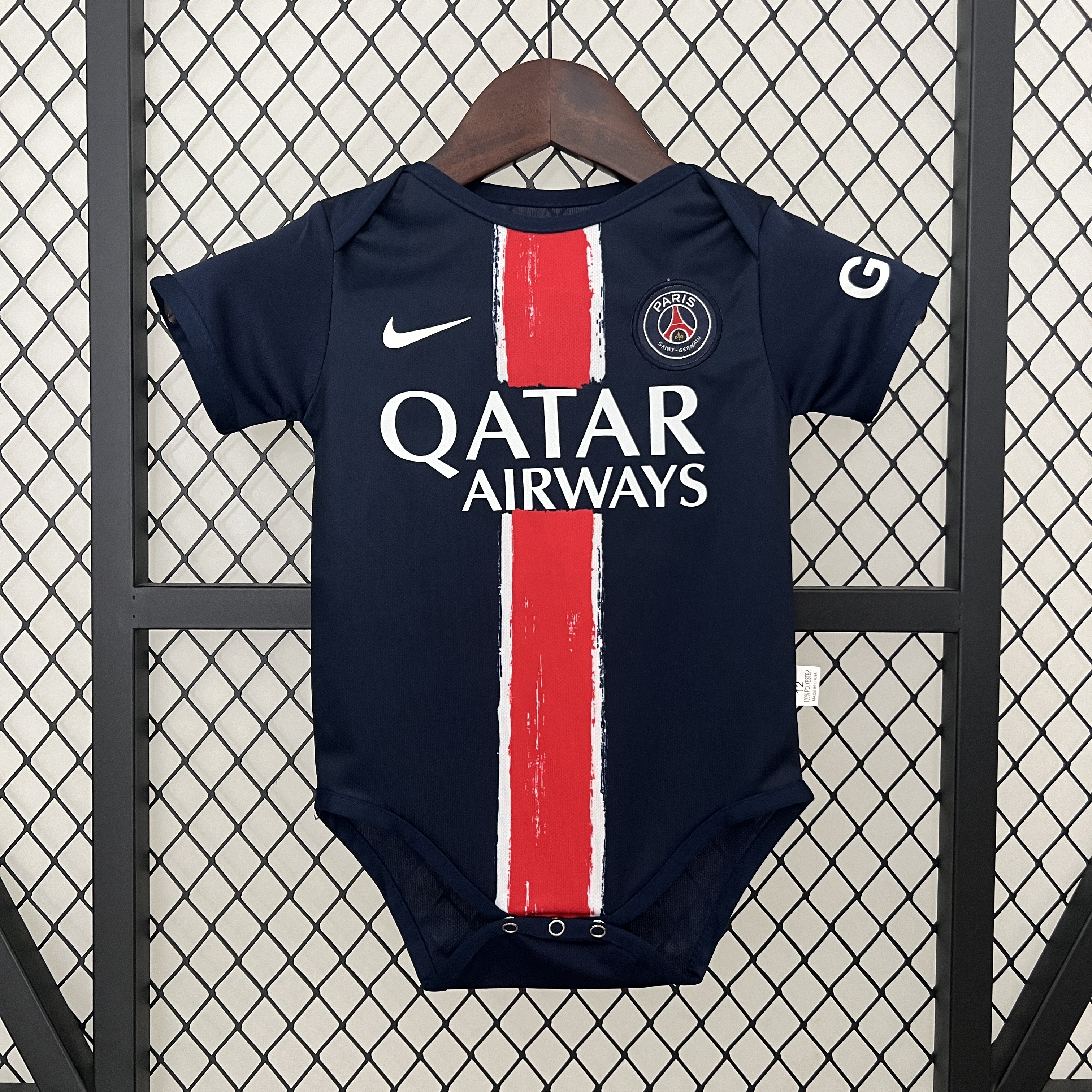 Paris Saint-Germain PSG 24-25 Home Baby Crawling Suit - ManixJersey
