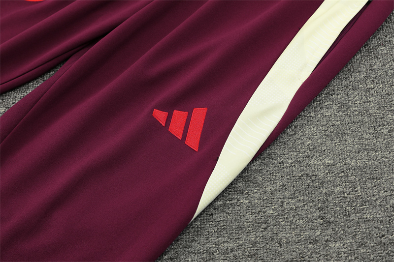 Bayern Munich 24-25 Long Sleeve Training Set - White & Red - ManixJersey