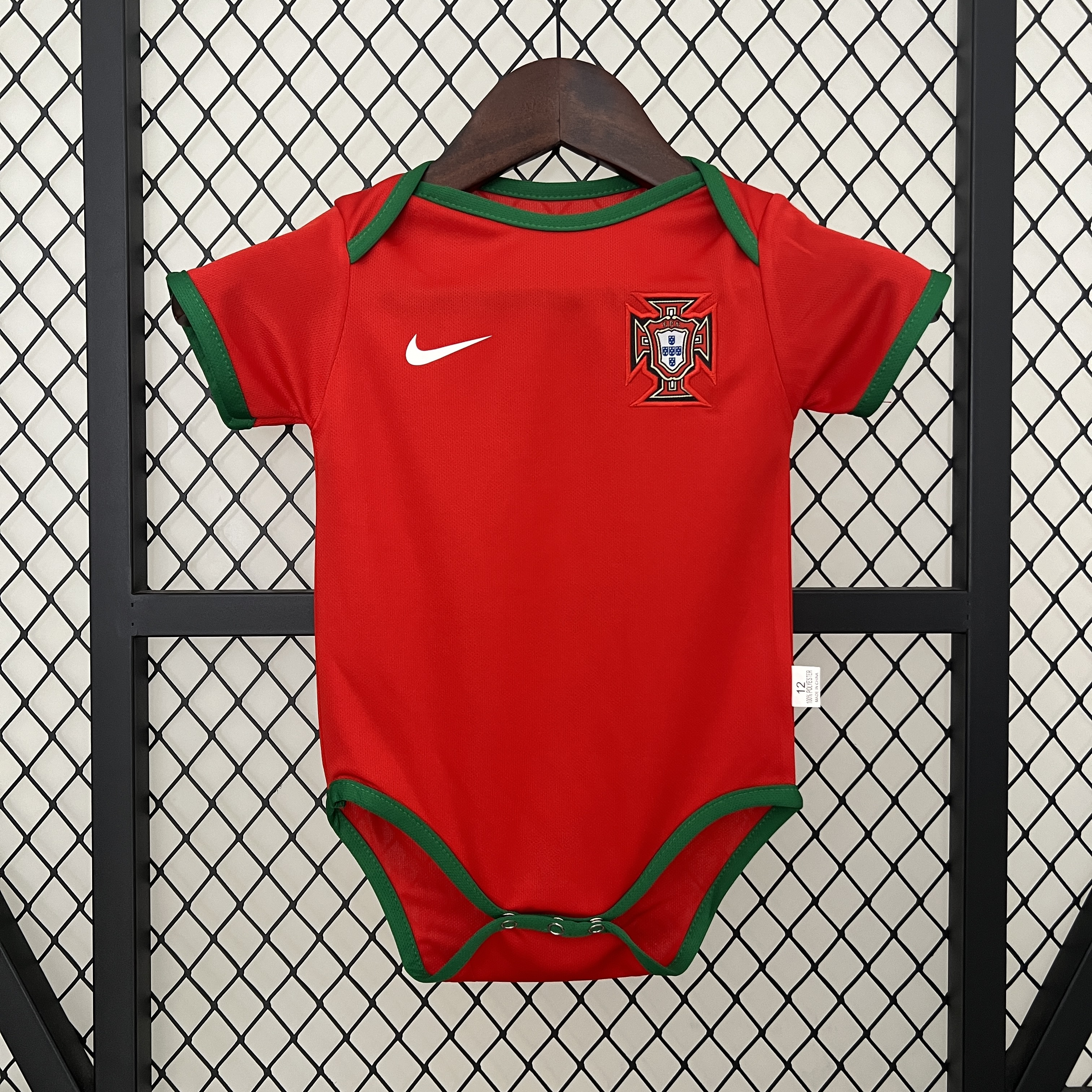 Portugal 2024 Home Baby Crawling Suit - ManixJersey