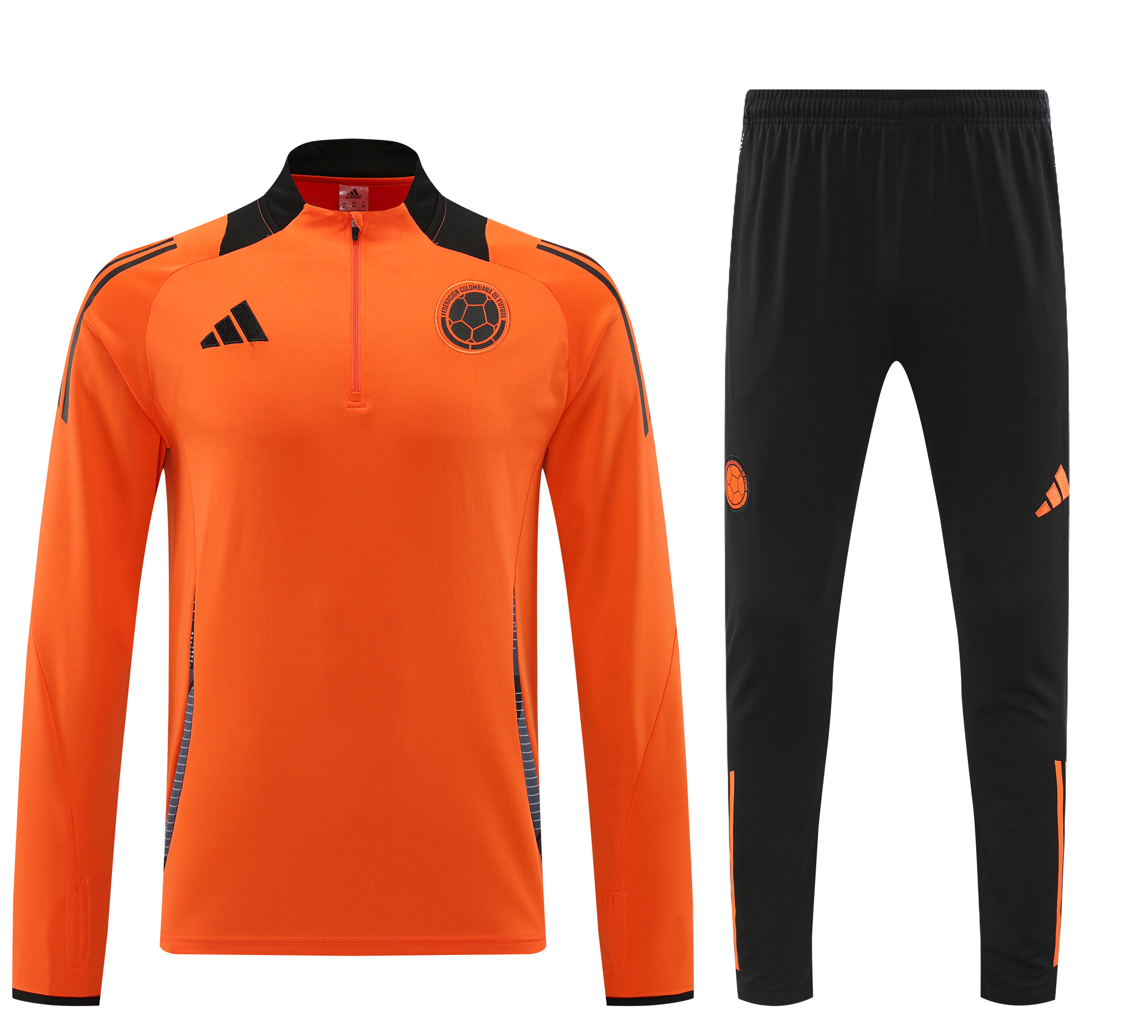 Colombia 2024 Long Sleeve Training Set - Orange - ManixJersey