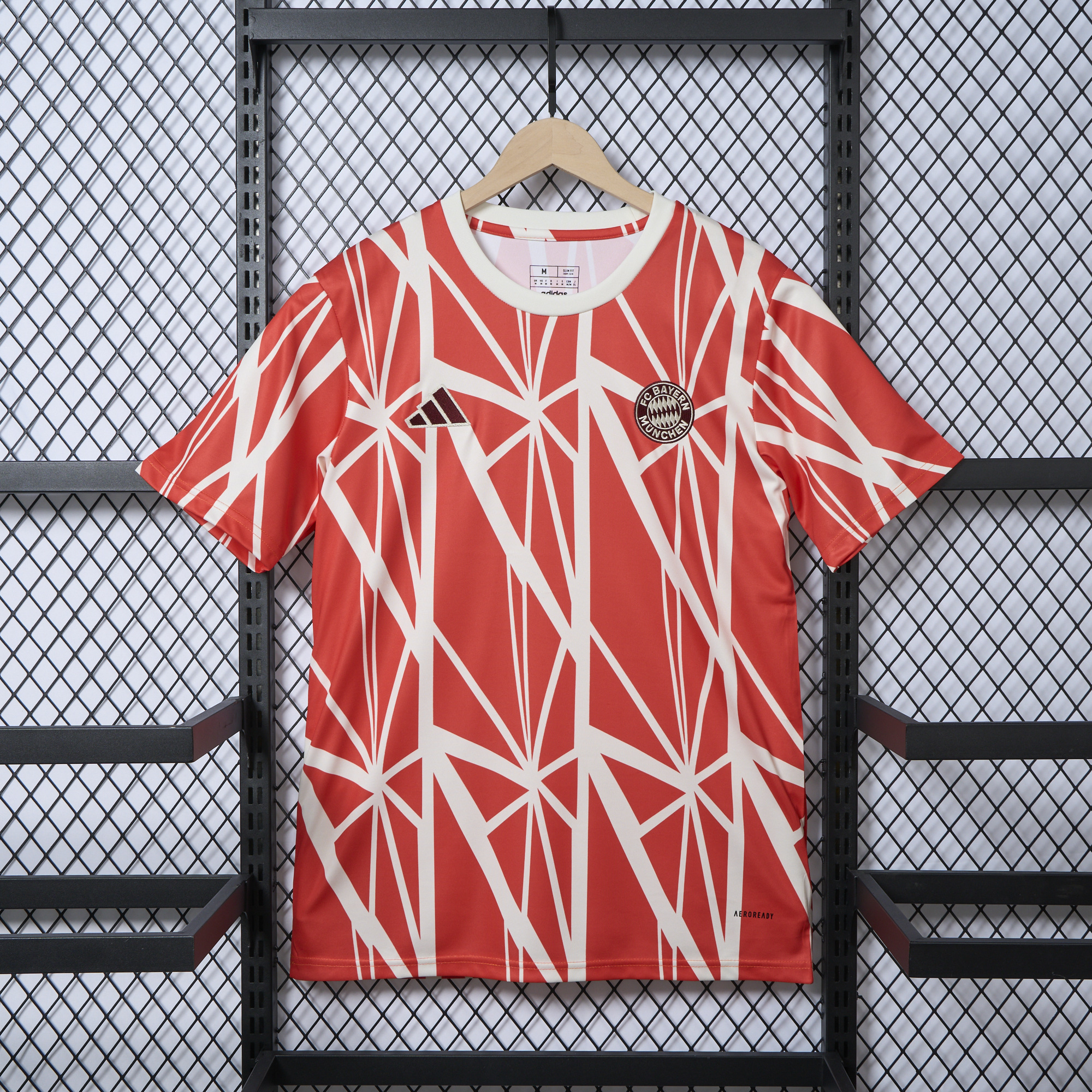 Bayern Munich 24-25 Red Pre-Match Training Jersey - Fans Version - ManixJersey