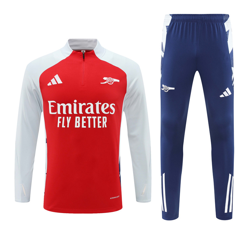 Arsenal 24-25 Long Sleeve Training Set - Red & Blue - ManixJersey