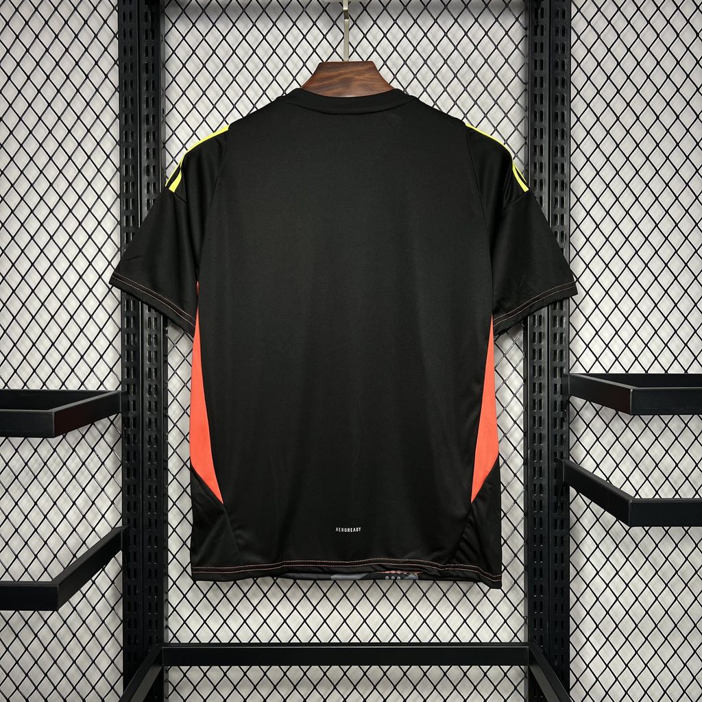 Spain 2024 Black Goalkeeper Jersey - Fans Version - ManixJersey