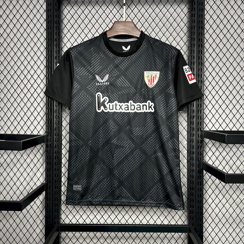 Athletic Bilbao 24-25 Black Goalkeeper Jersey - Fans Version - ManixJersey
