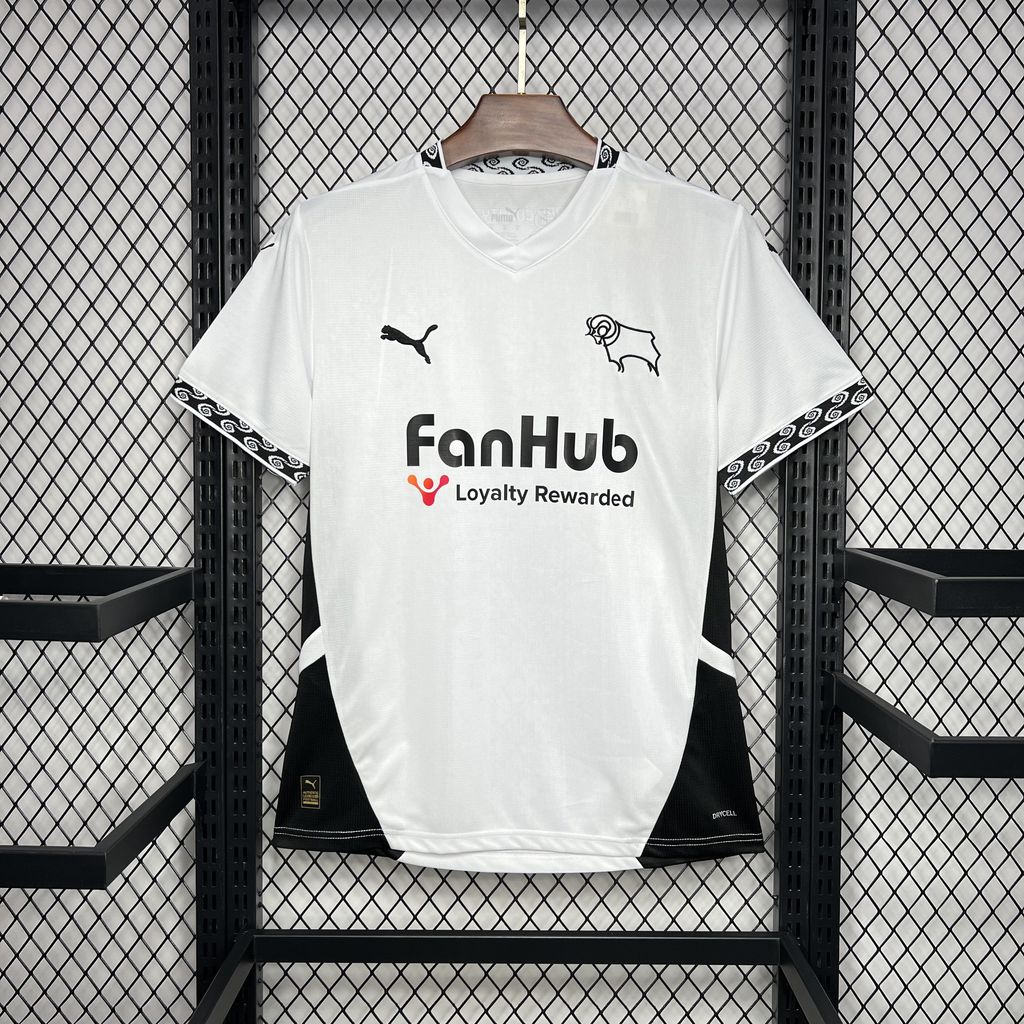 Derby County 24-25 Home stadium Jersey - Fans Version - ManixJersey