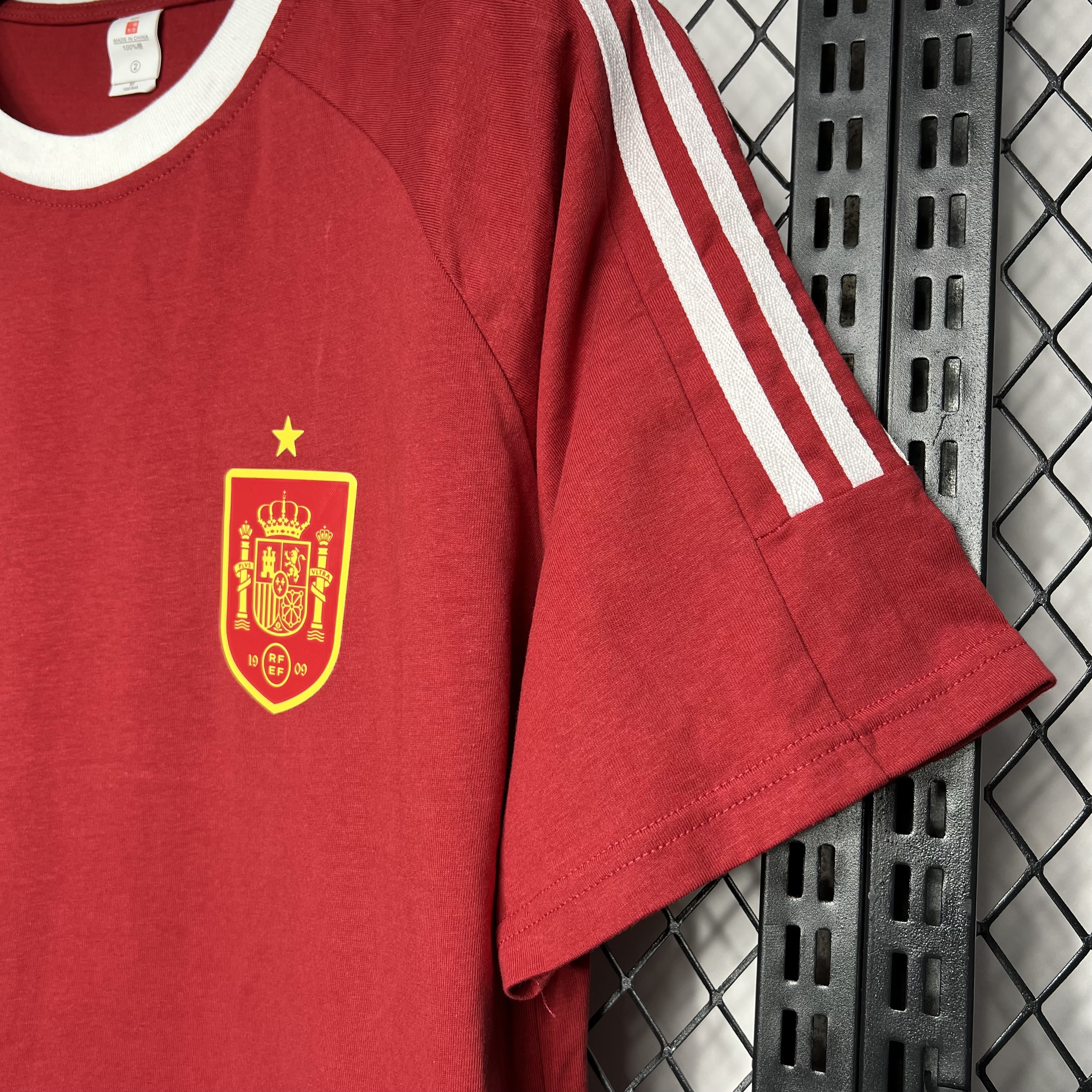 Spain 2024 Euro Red Retro Style Jersey - Fans Version - ManixJersey