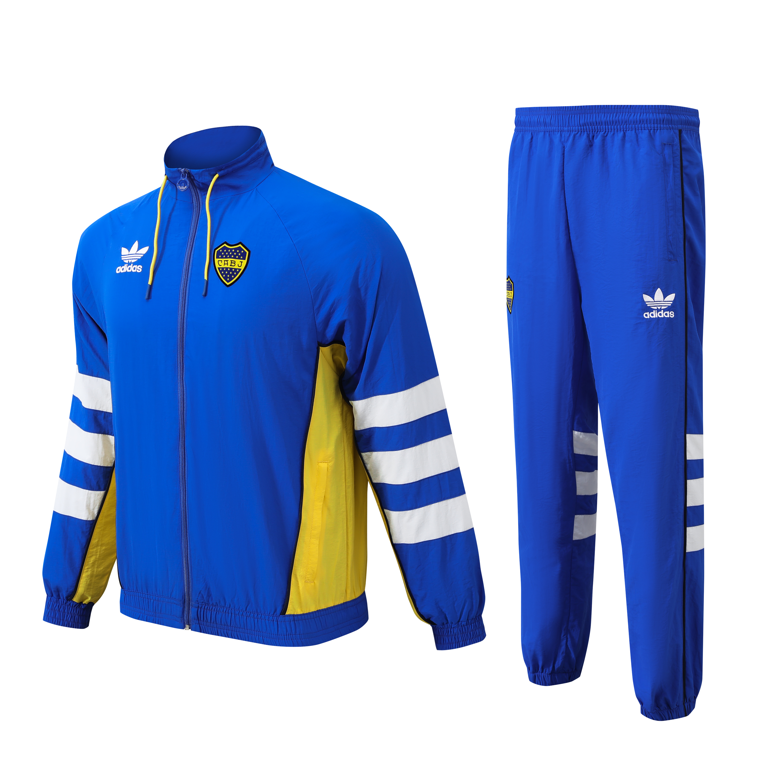 Boca Juniors 24-25 Blue Throwback Windbreaker Suit - Jackets & Pants - ManixJersey