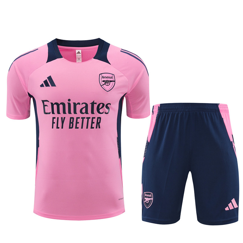 Arsenal 24-25 Short-Sleeve Training Set - Pink - ManixJersey