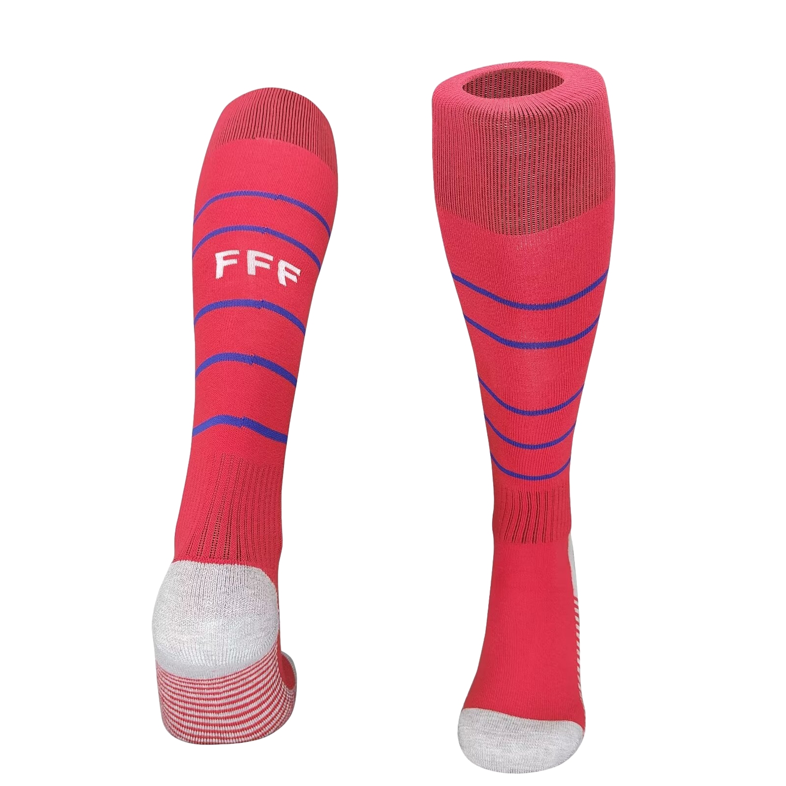 France 2024 Home Socks - Red - ManixJersey