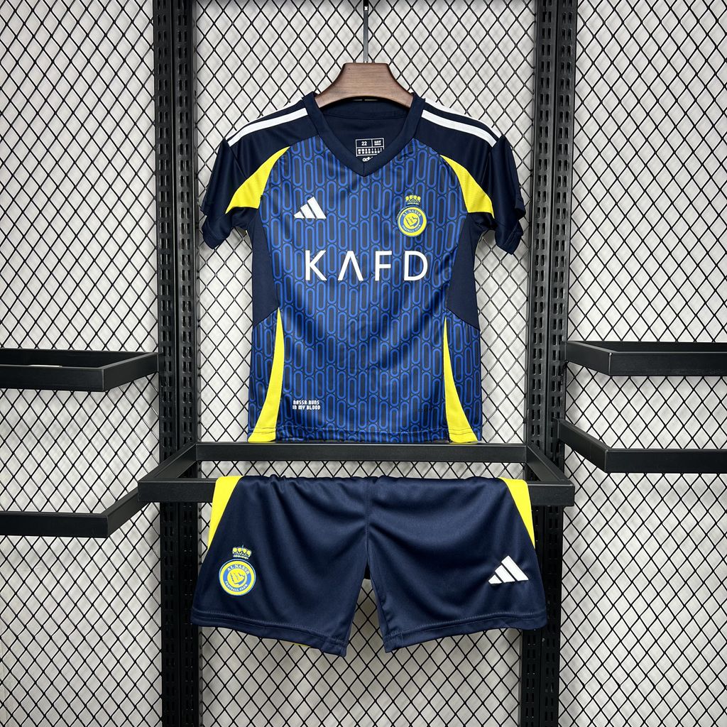 Al Nassr Riyadh Victory 24-25 Away Kids Kit - ManixJersey