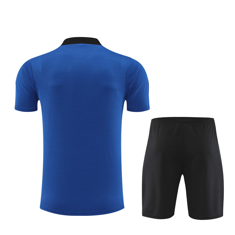 B.A.R.S.A 24-25 Short-Sleeve Training Set - Blue and Black - ManixJersey