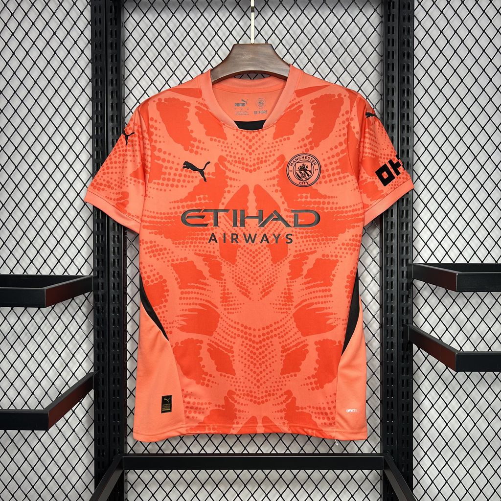 Manchester City 24-25 Orange Goalkeeper Jersey - Fans Version - ManixJersey