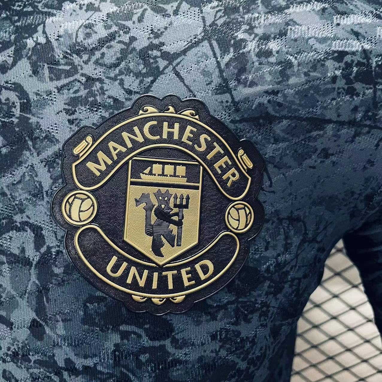 Manchester United 24-25 Blue Special Edition Jersey - Player Version - ManixJersey