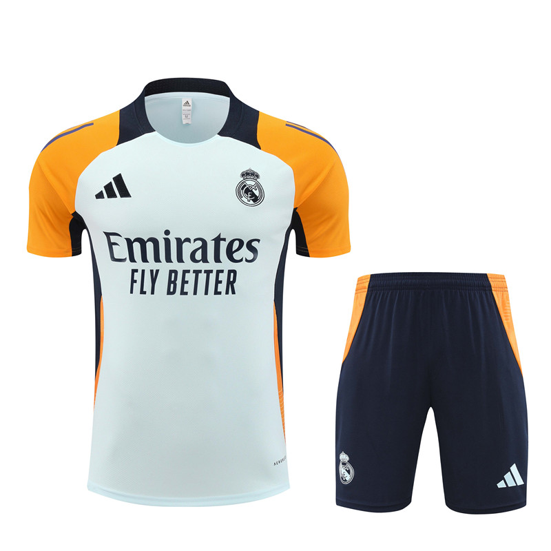 Real Madrid 24-25 Short-Sleeve Training Set - Light Blue - ManixJersey