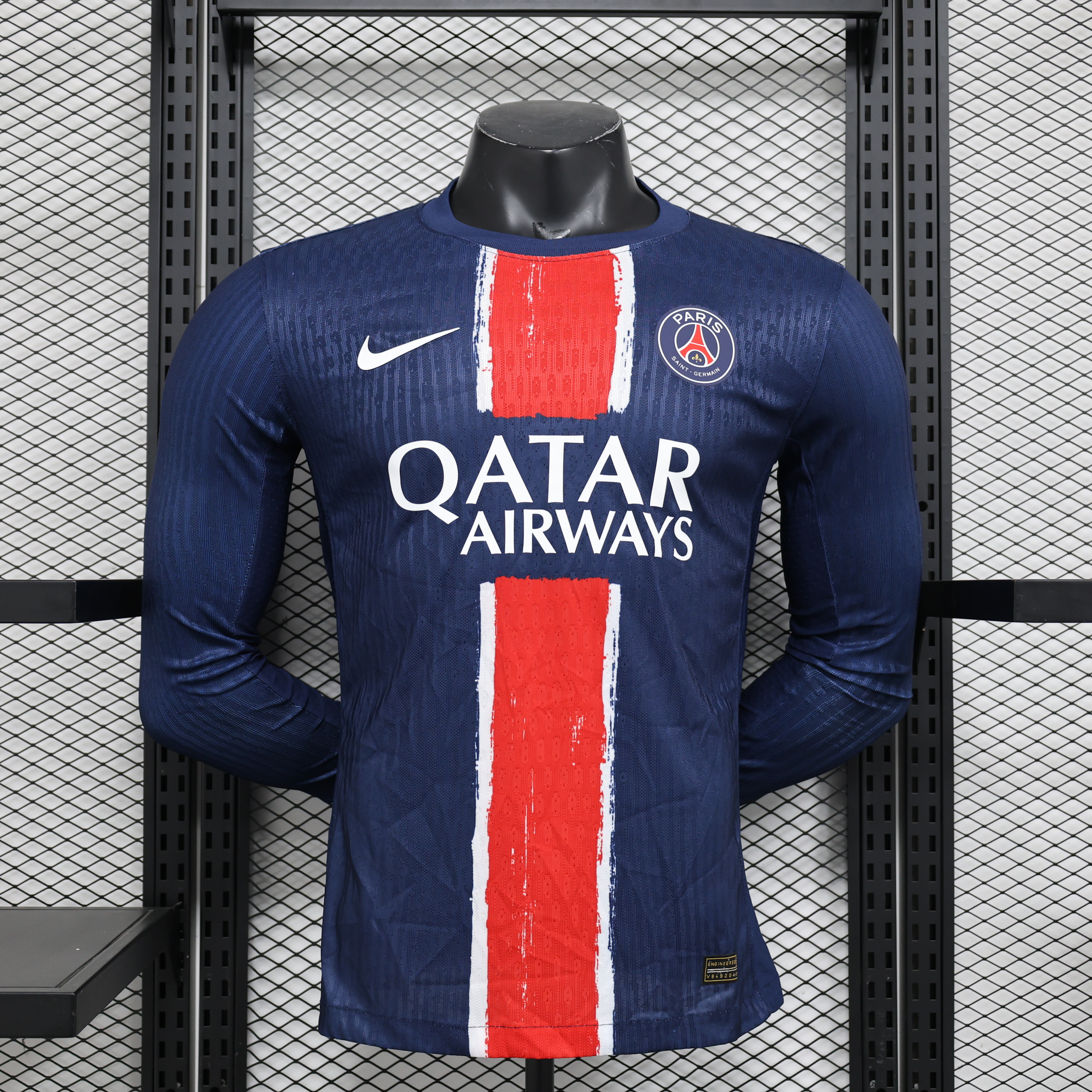 Paris Saint-Germain PSG 24-25 Home Stadium Long Sleeve Jersey - Player Version - ManixJersey