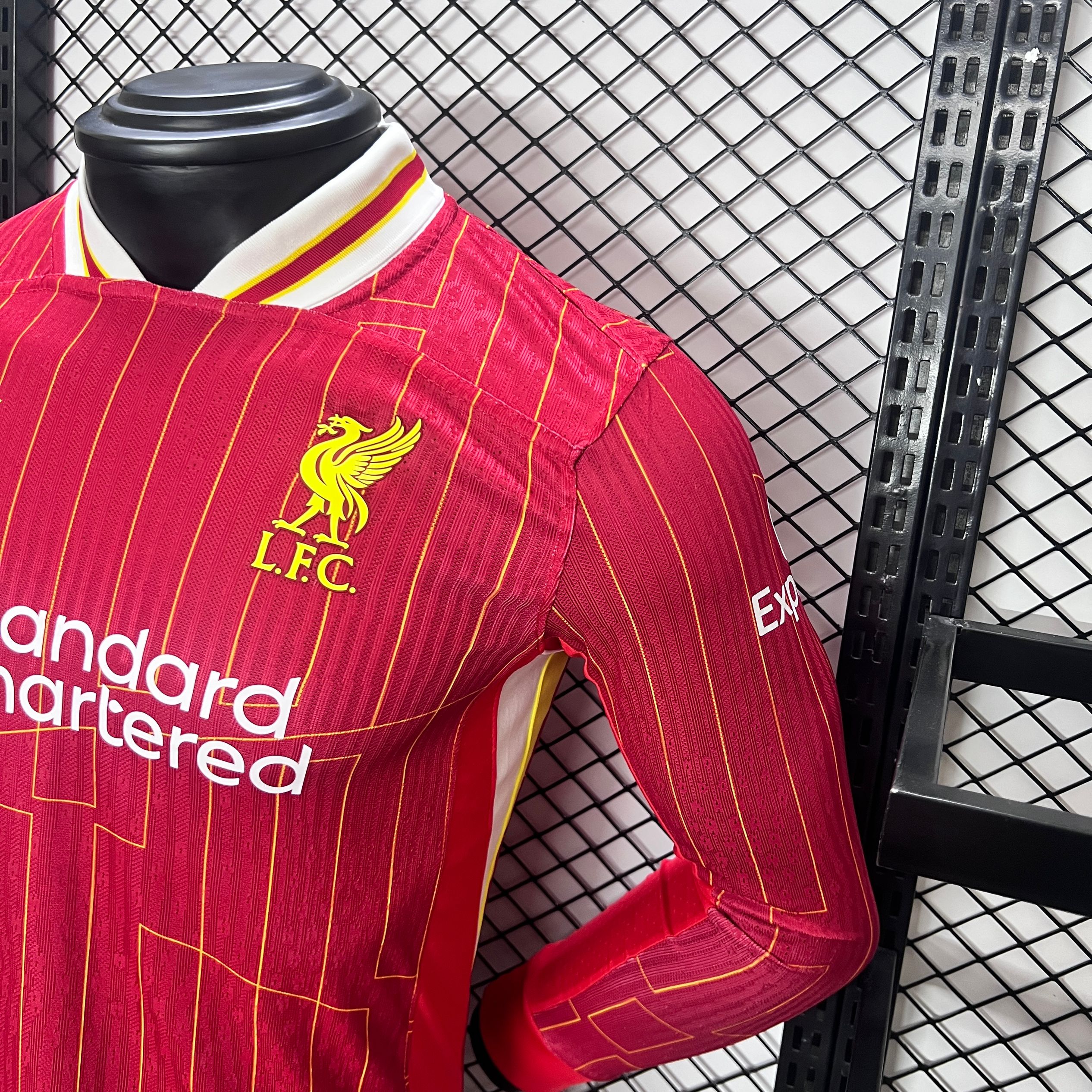 Liver.pool 24-25 Home Long Sleeve Jersey - Player Version - ManixJersey
