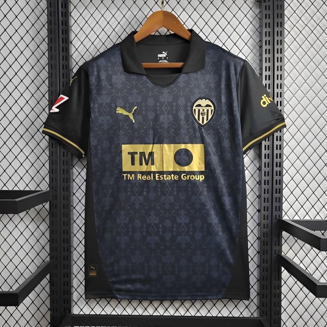 Valencia 24-25 Black Away Jersey - Fans Version - ManixJersey