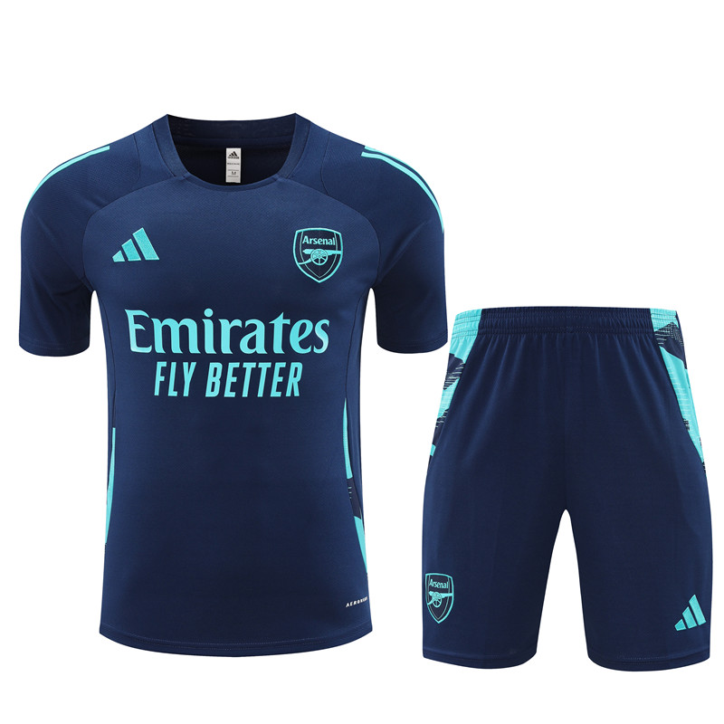 Arsenal 24-25 Short-Sleeve Training Set - Deep Blue - ManixJersey