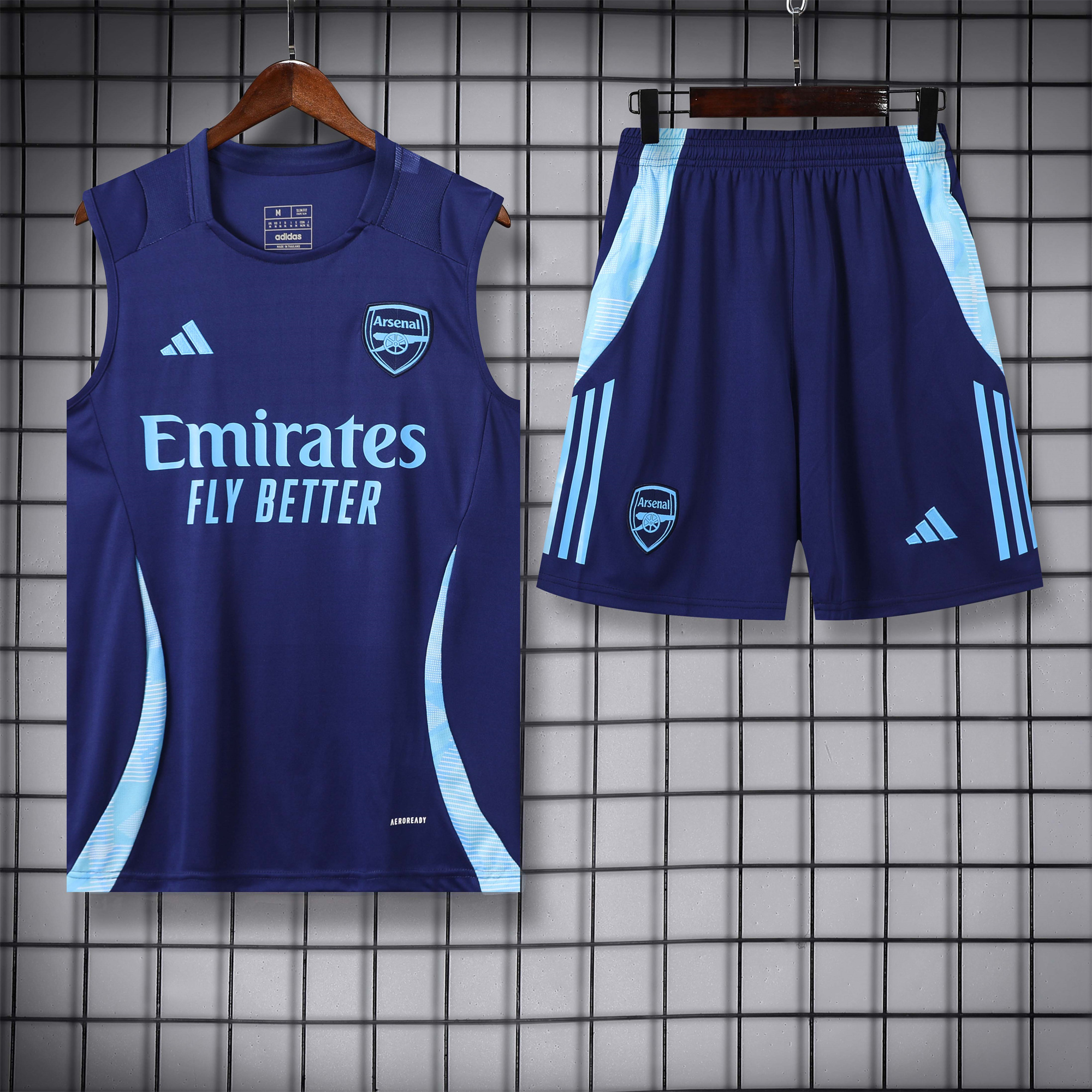 Arsenal 24-25 Vest Training Set - Blue - ManixJersey