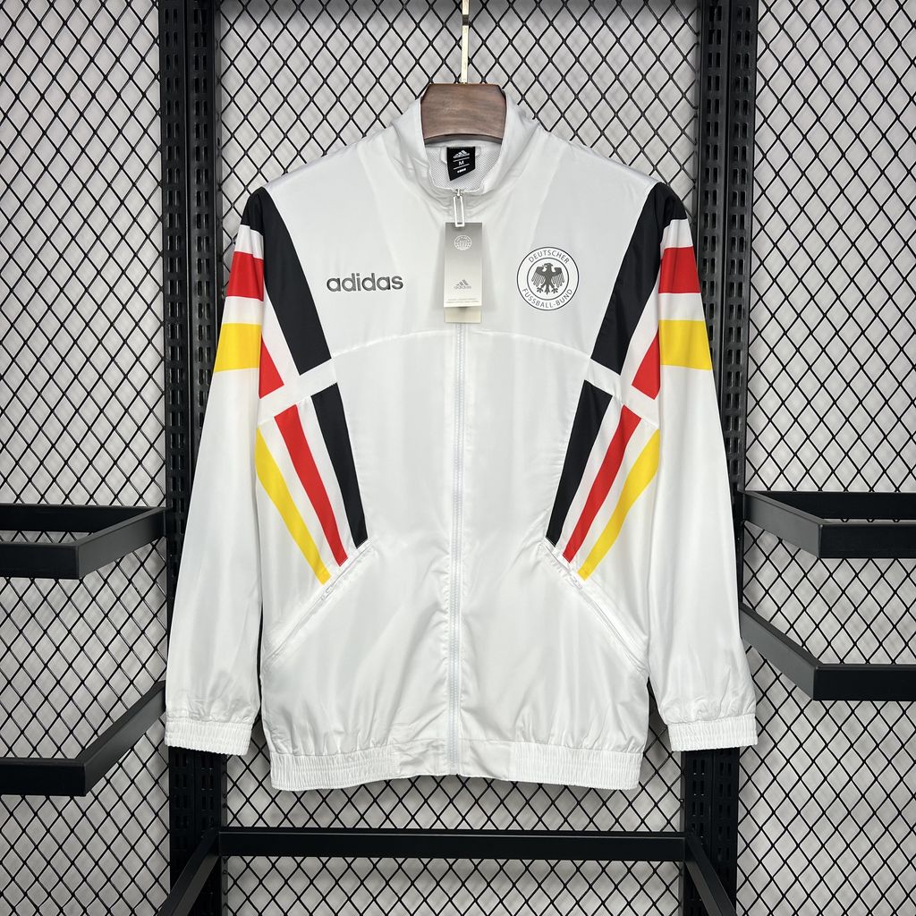 Germany 2024 White Windbreaker - Player Version - ManixJersey